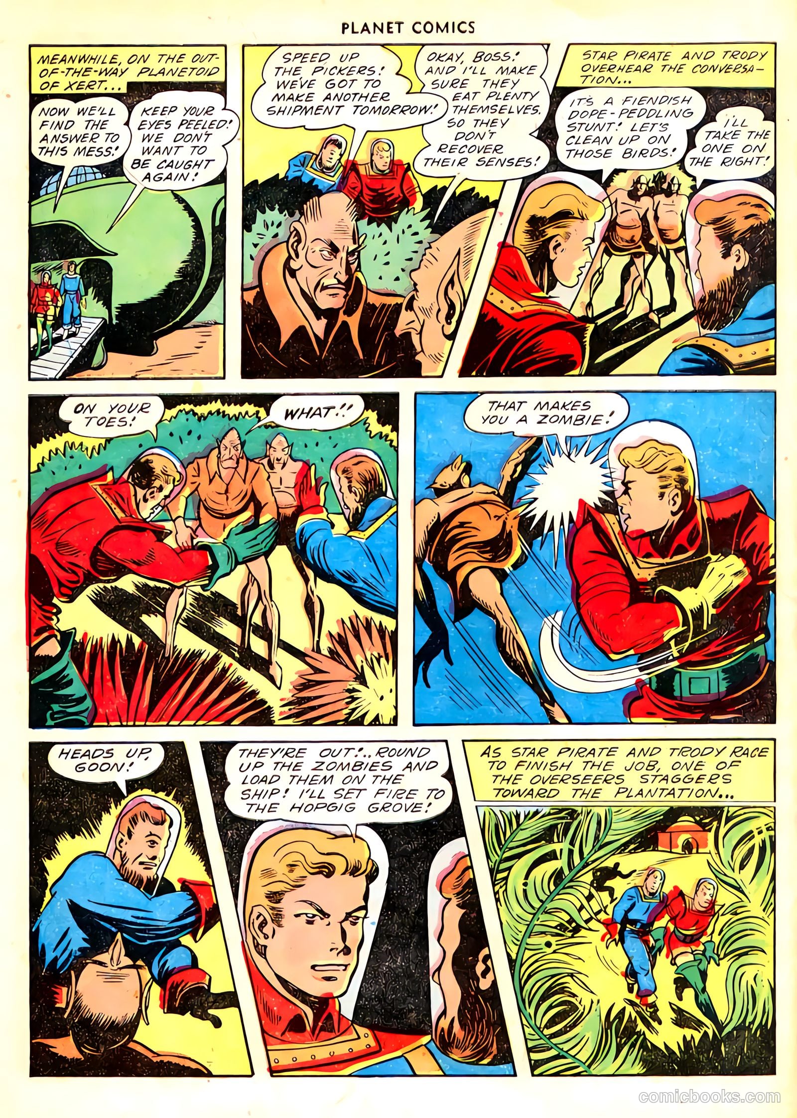 Planet Comics #65 (1951) — page 32 of 36