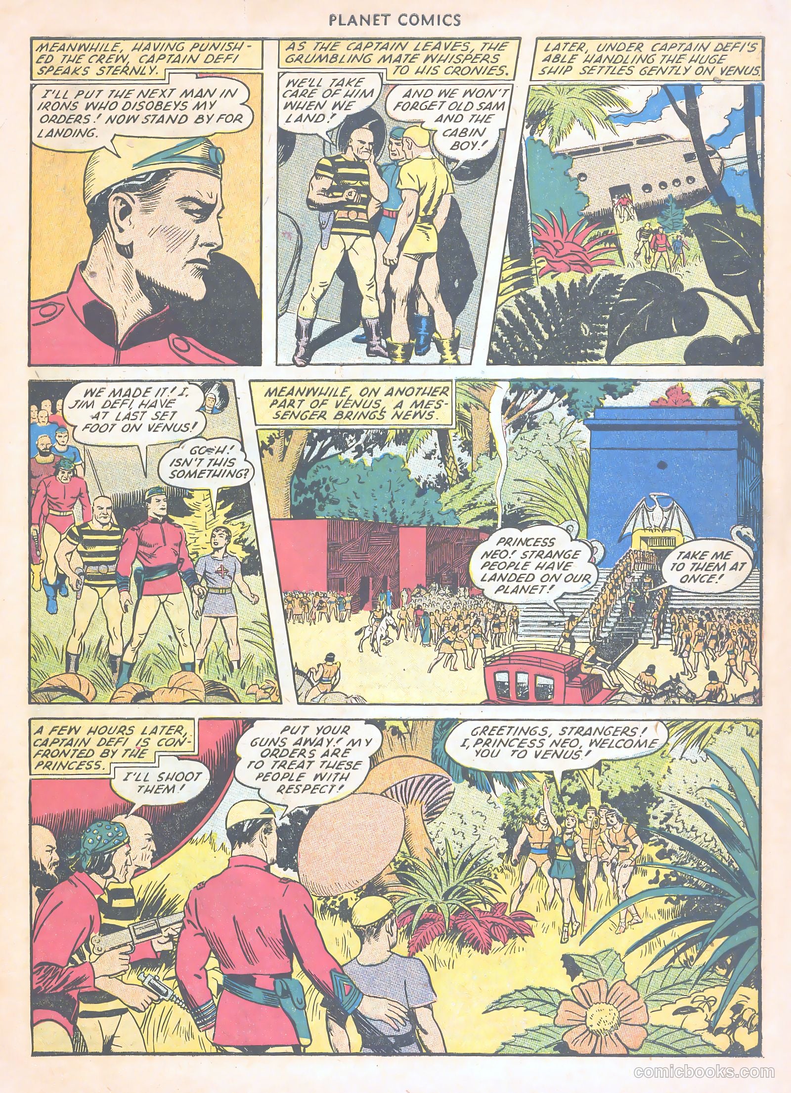 Planet Comics #66 (1951) — page 5 of 36