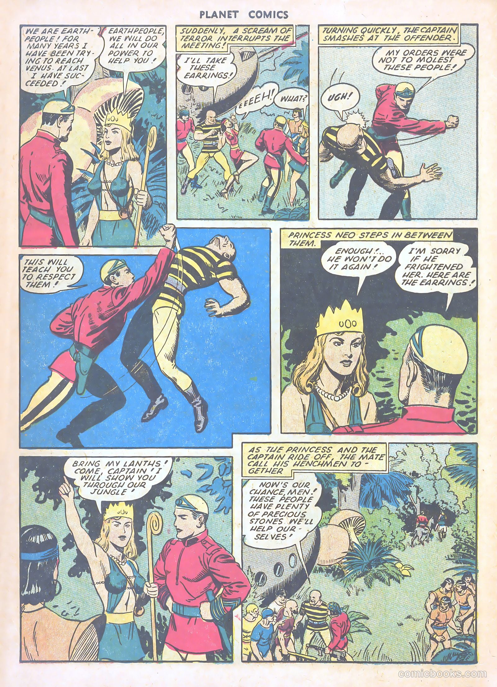 Planet Comics #66 (1951) — page 6 of 36