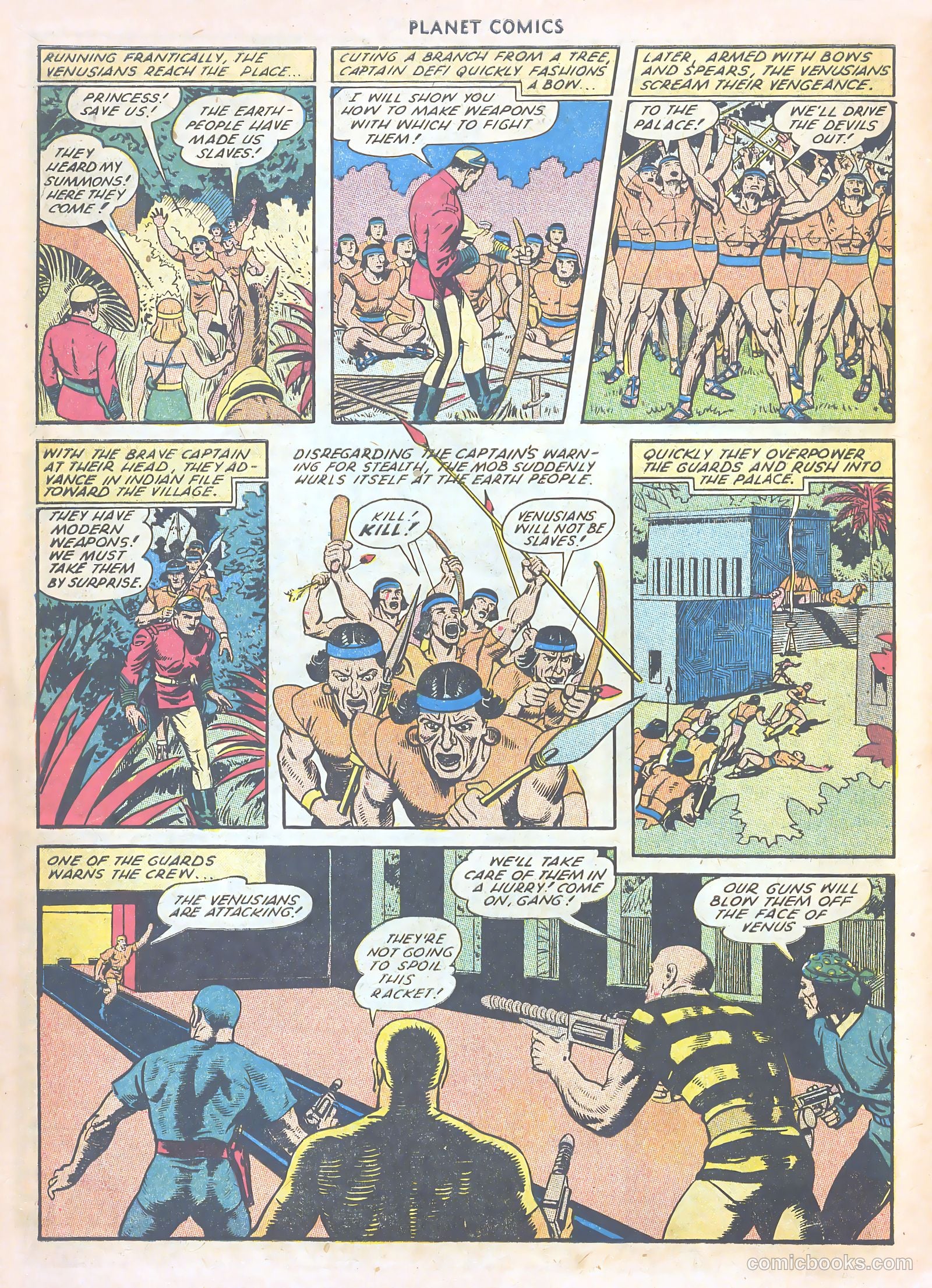Planet Comics #66 (1951) — page 10 of 36