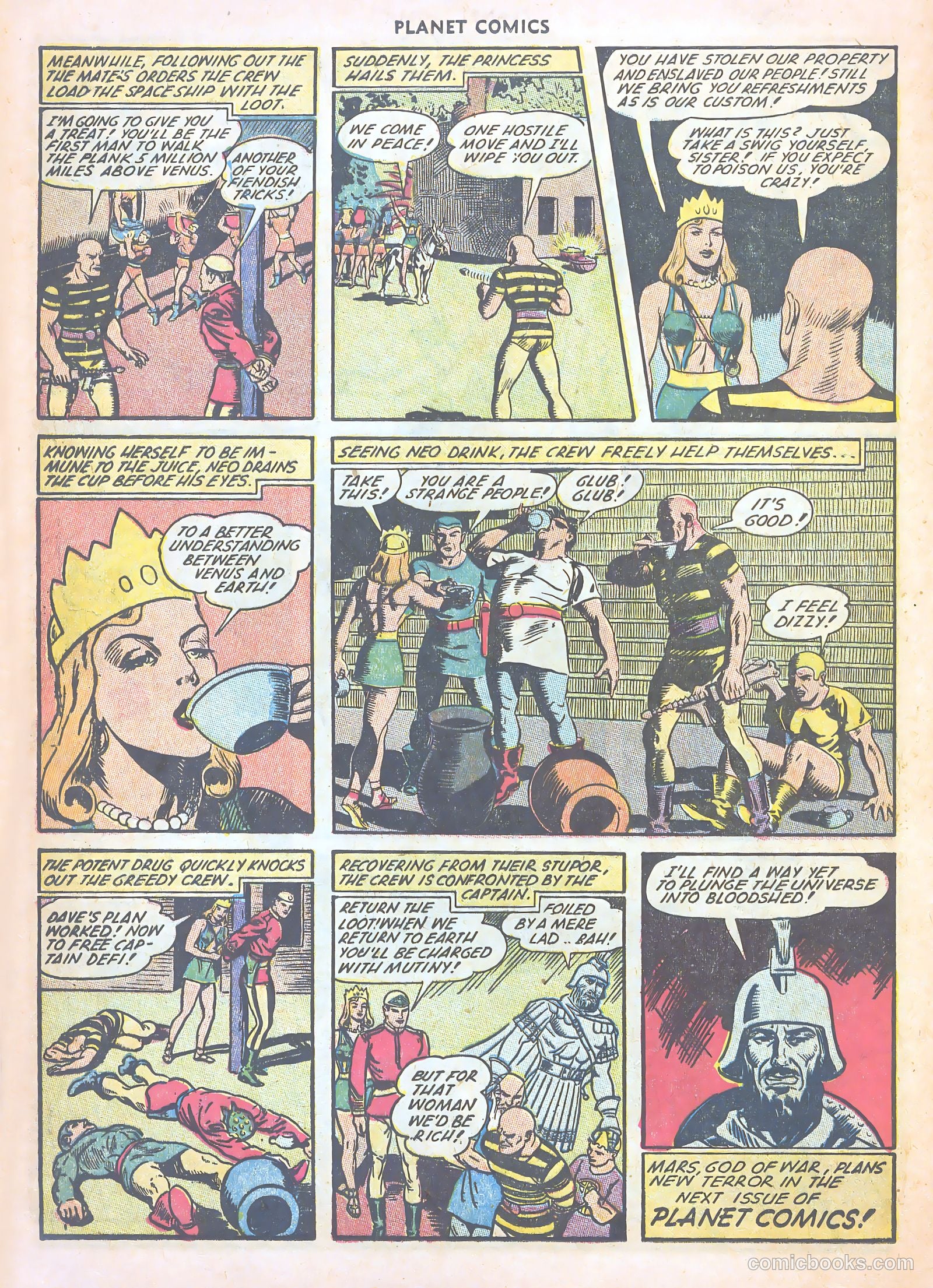 Planet Comics #66 (1951) — page 12 of 36