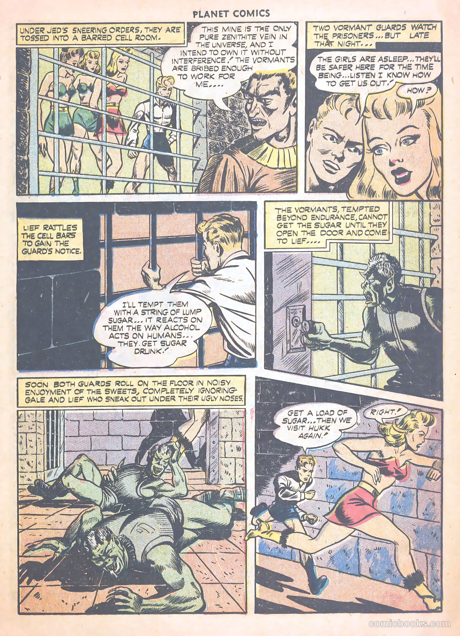 Planet Comics #66 (1951) — page 17 of 36