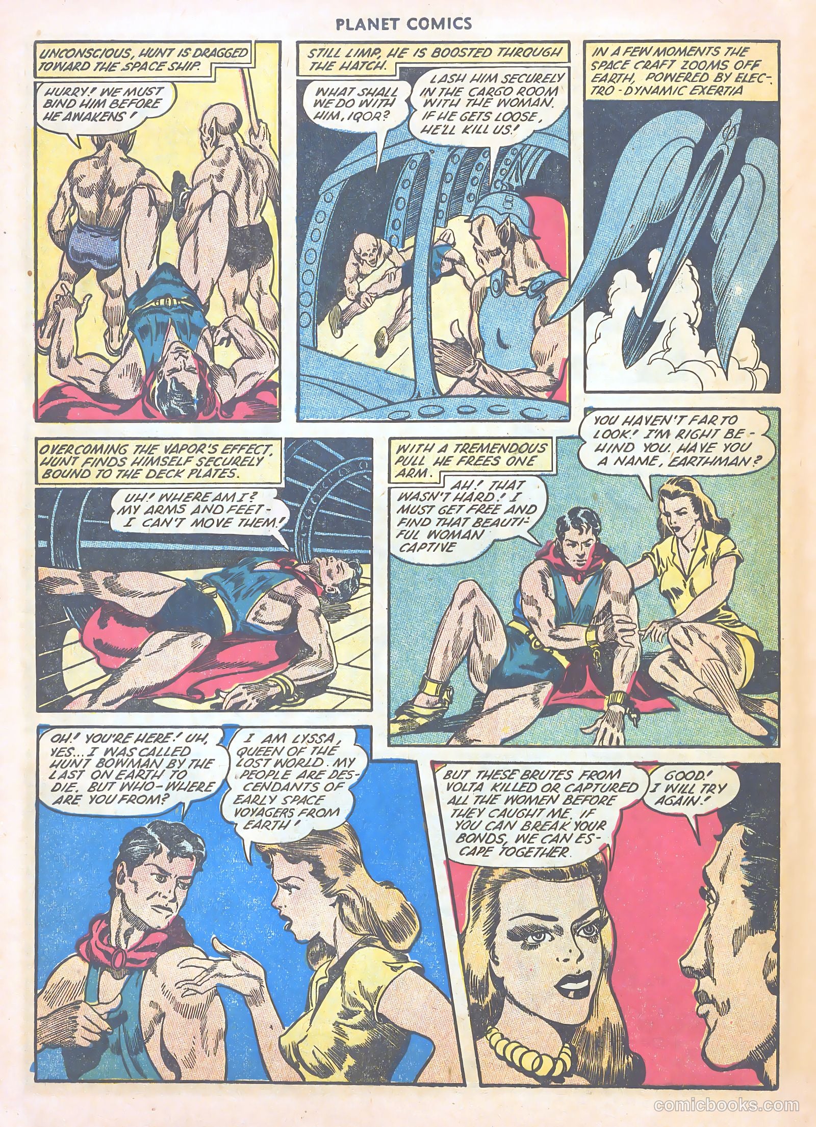 Planet Comics #66 (1951) — page 22 of 36