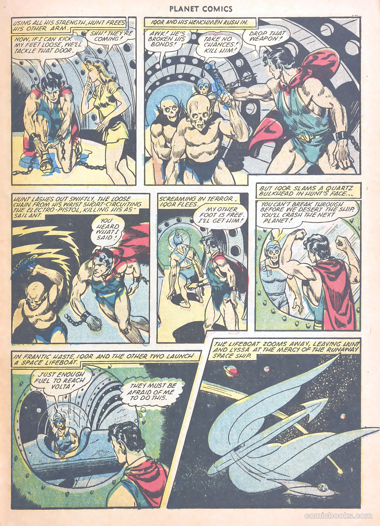 Planet Comics #66 (1951) — page 23 of 36
