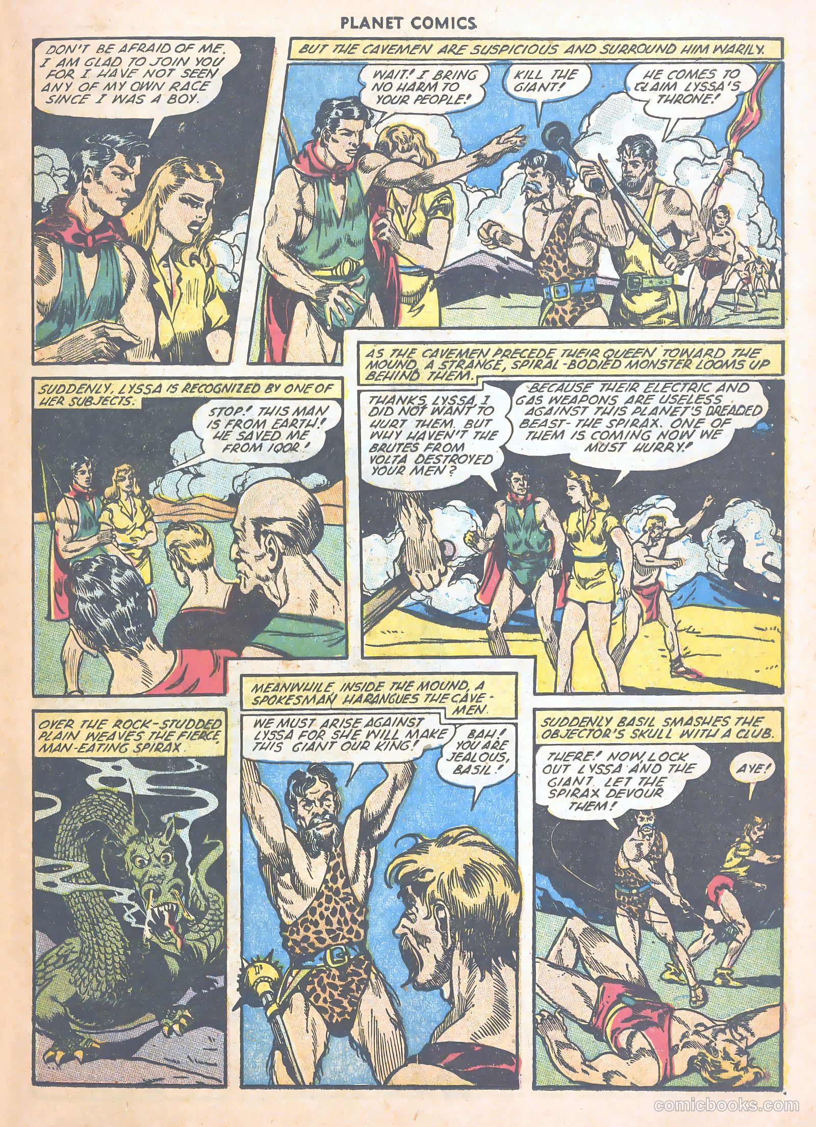 Planet Comics #66 (1951) — page 25 of 36