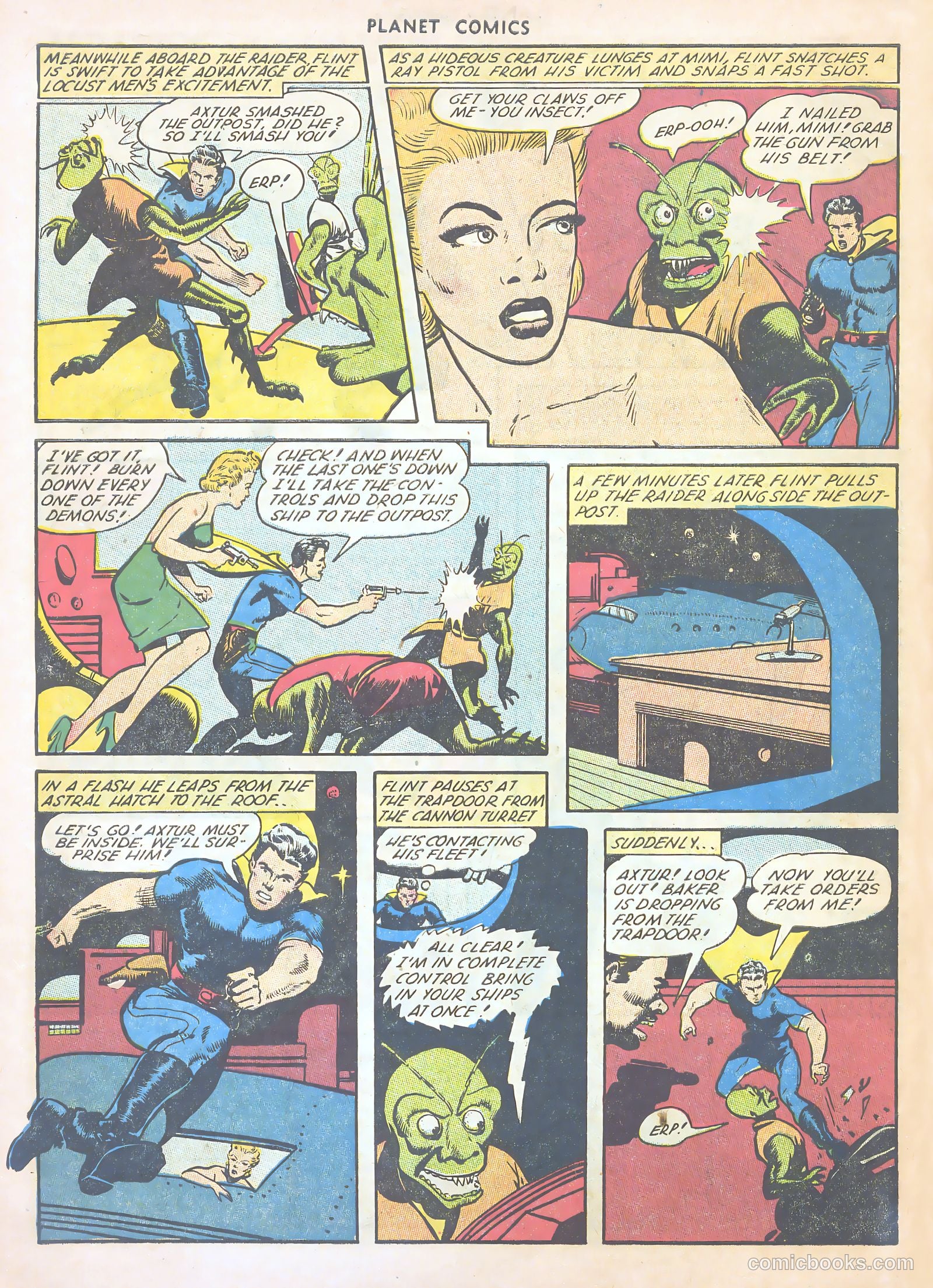 Planet Comics #66 (1951) — page 32 of 36
