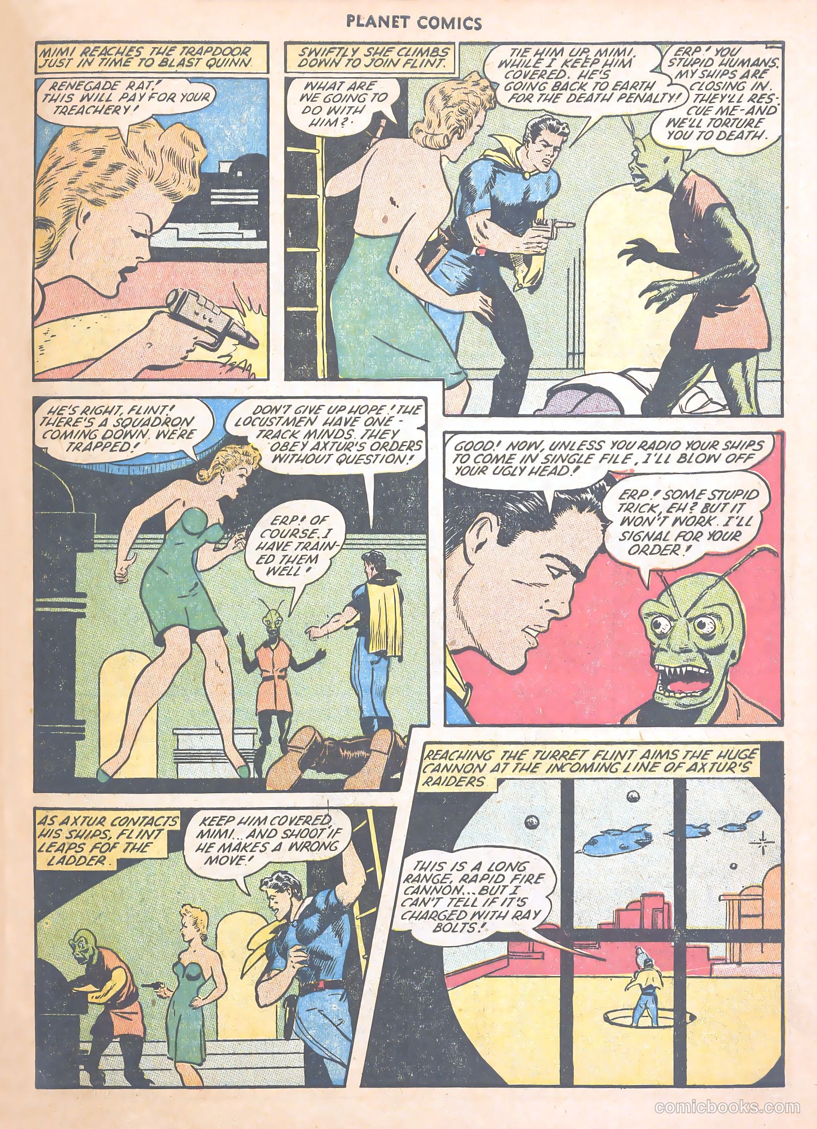 Planet Comics #66 (1951) — page 33 of 36