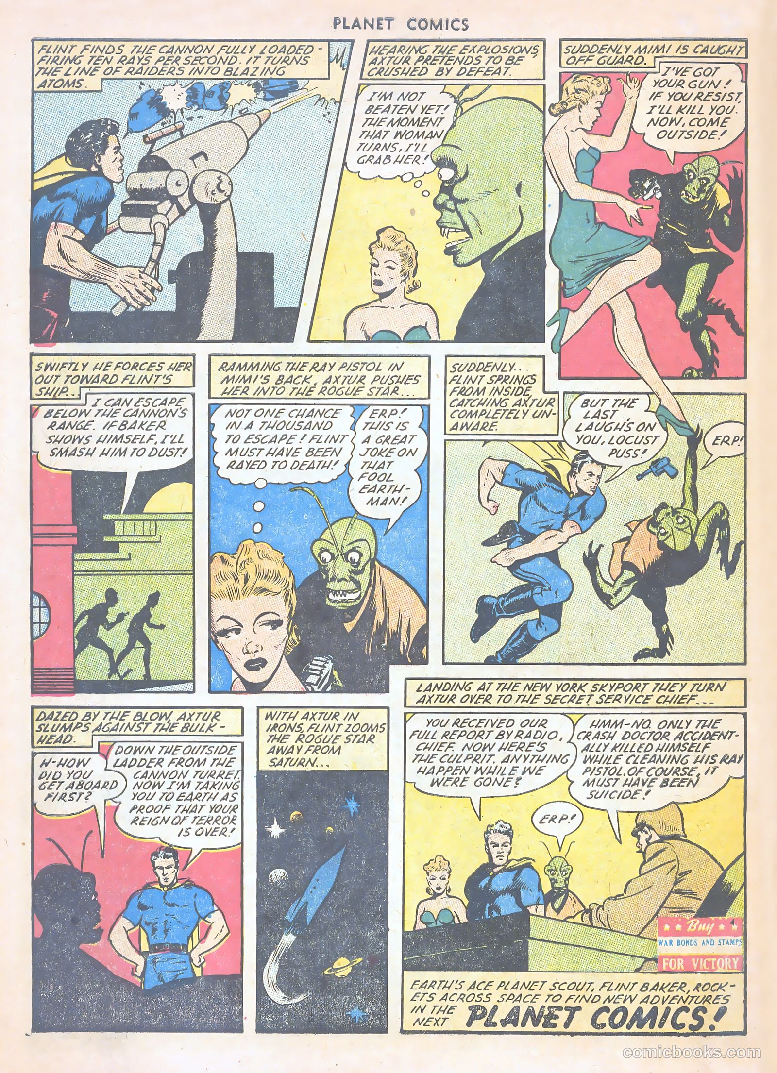 Planet Comics #66 (1951) — page 34 of 36
