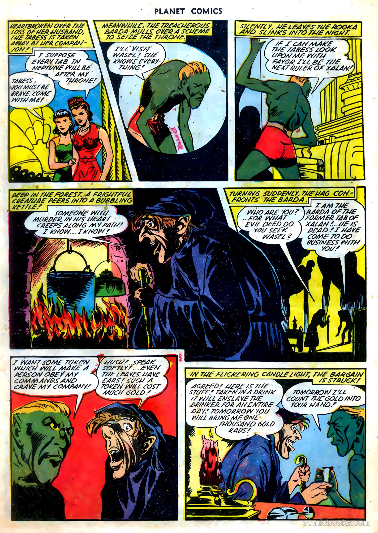 Planet Comics #67 (1952) — page 23 of 39