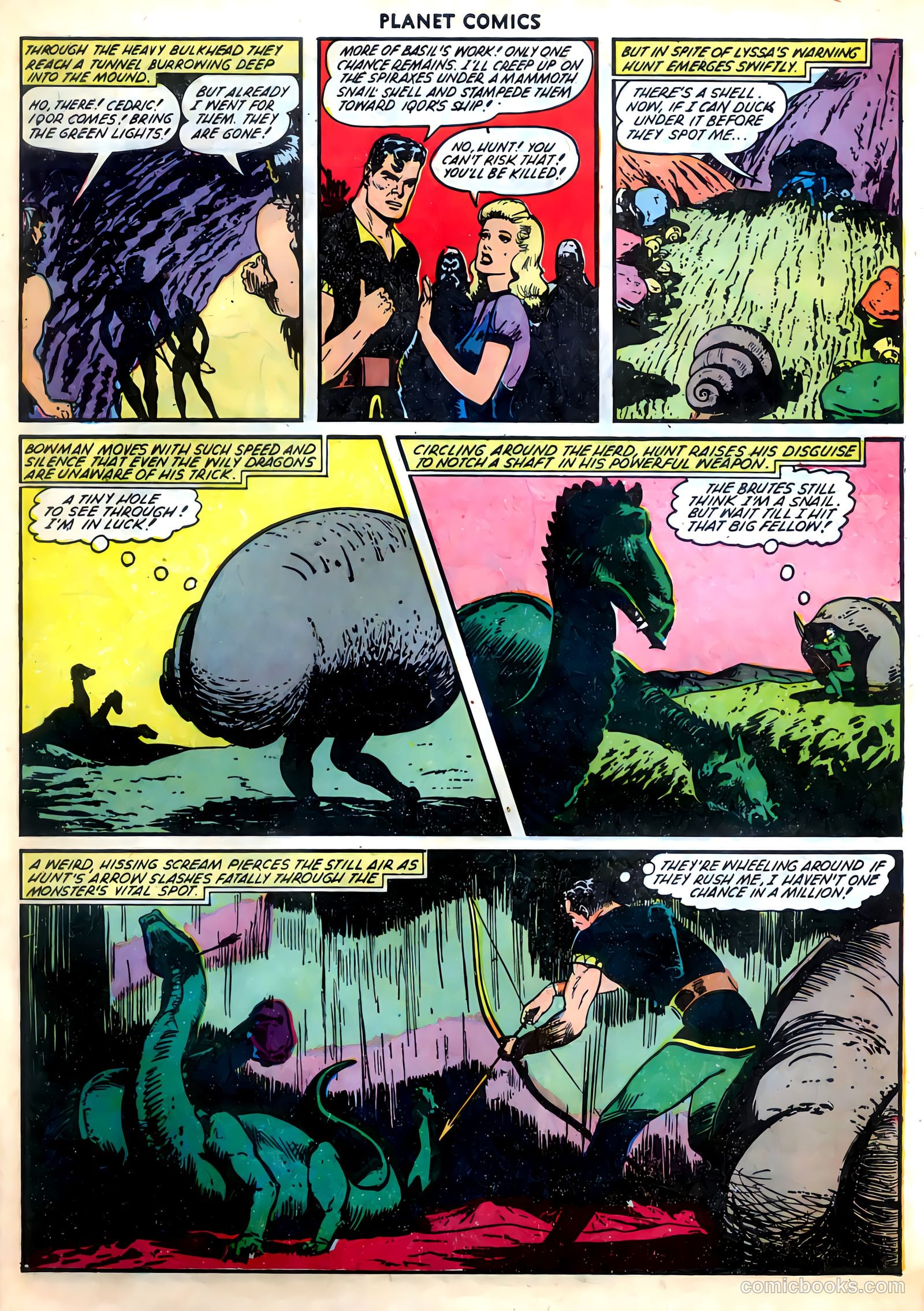 Planet Comics #67 (1952) — page 34 of 39