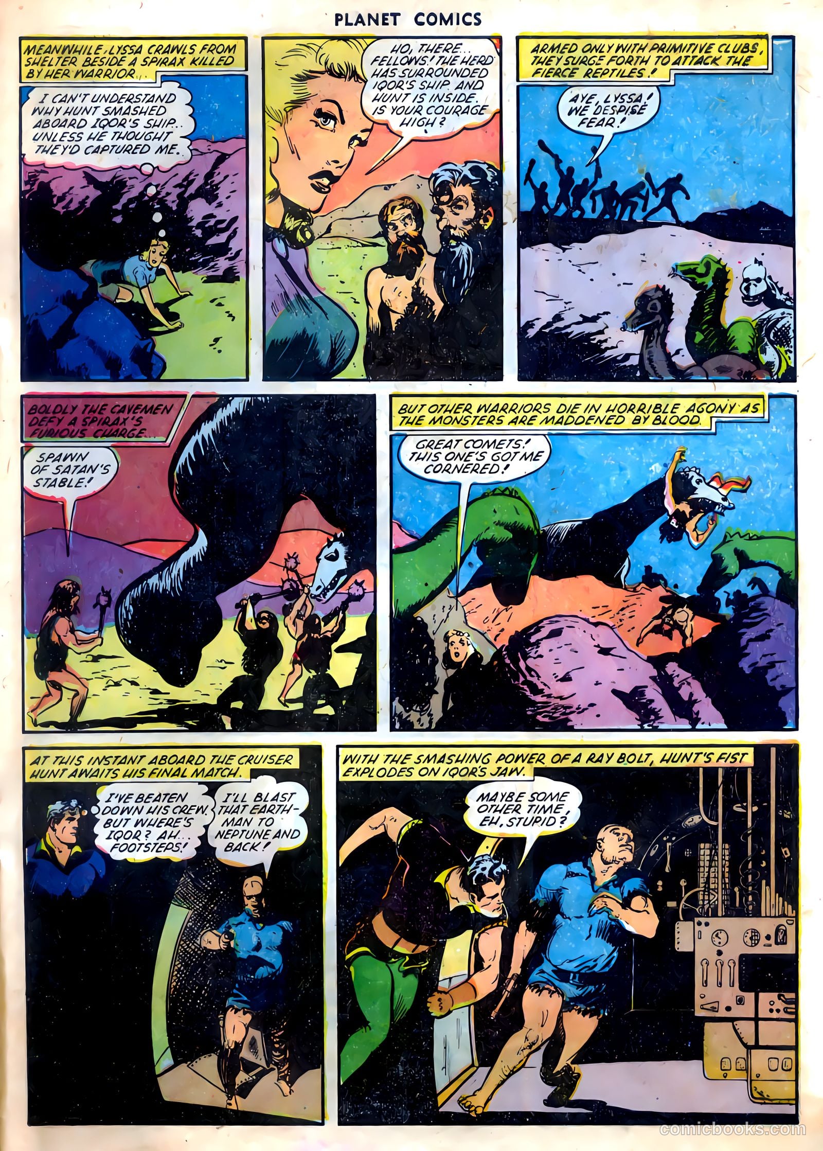 Planet Comics #67 (1952) — page 36 of 39