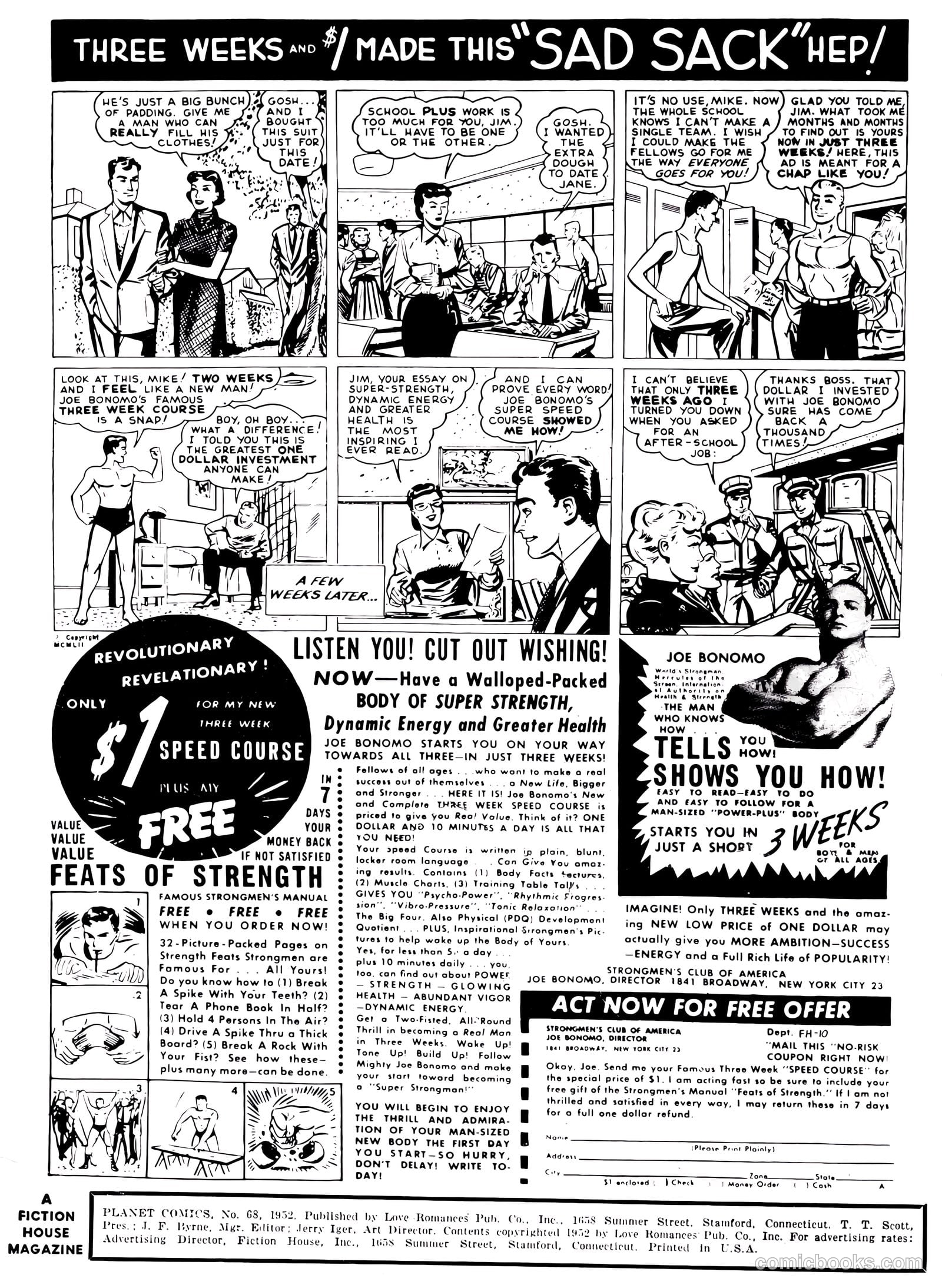 Planet Comics #68 (1952) — page 2 of 36