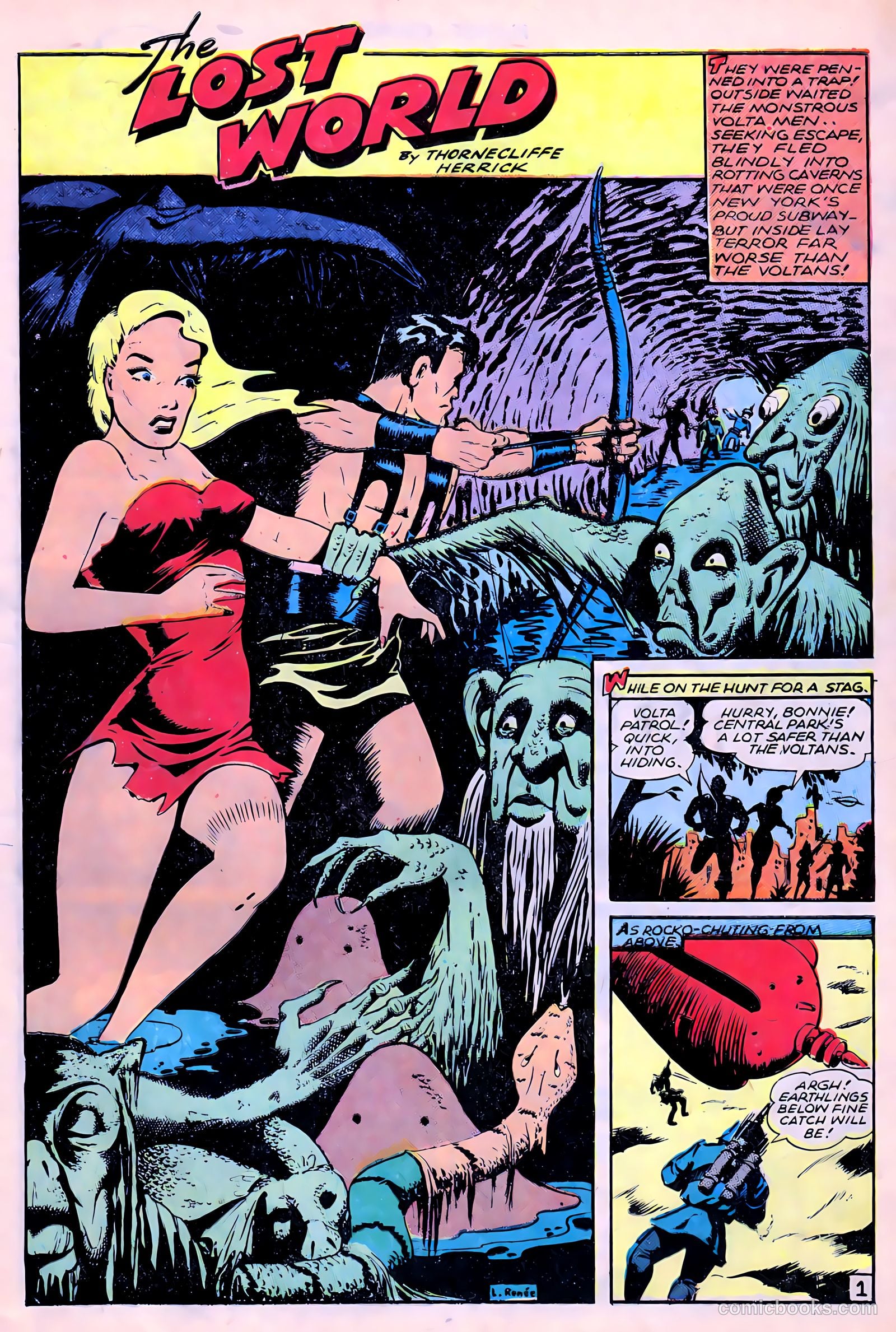 Planet Comics #68 (1952) — page 3 of 36