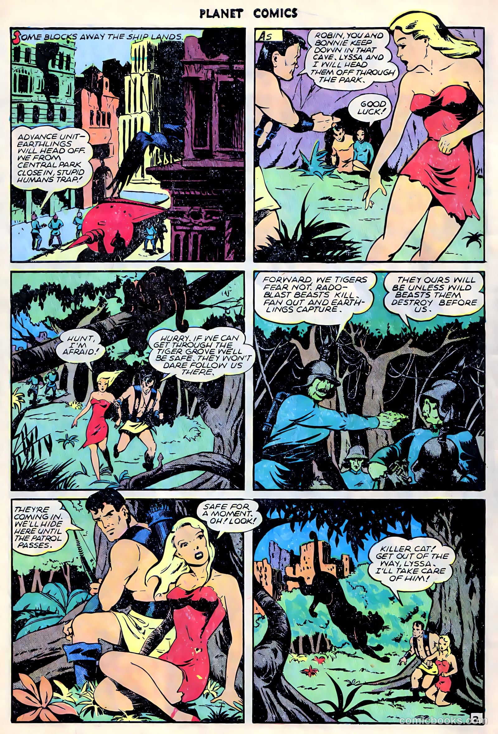 Planet Comics #68 (1952) — page 4 of 36