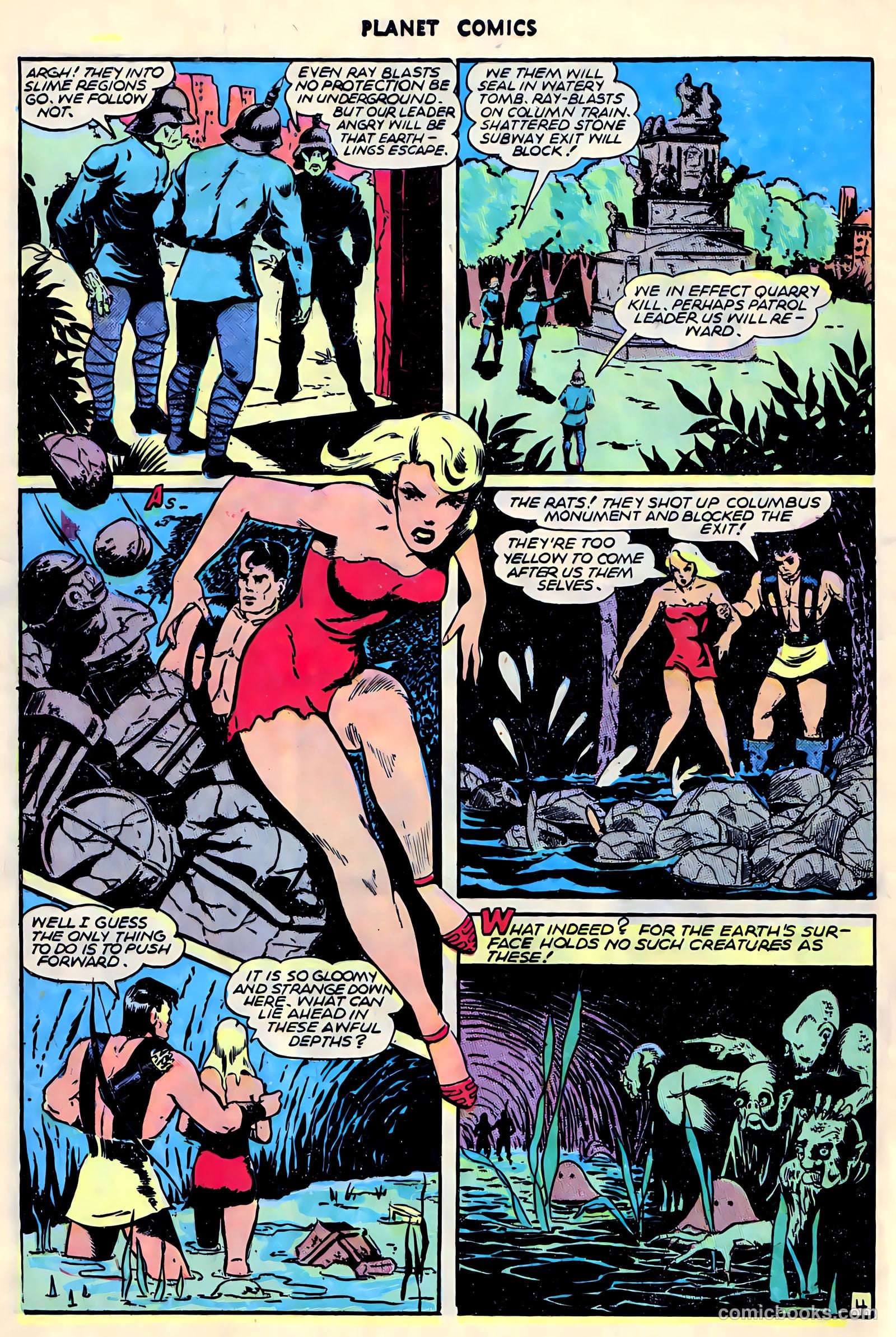 Planet Comics #68 (1952) — page 6 of 36