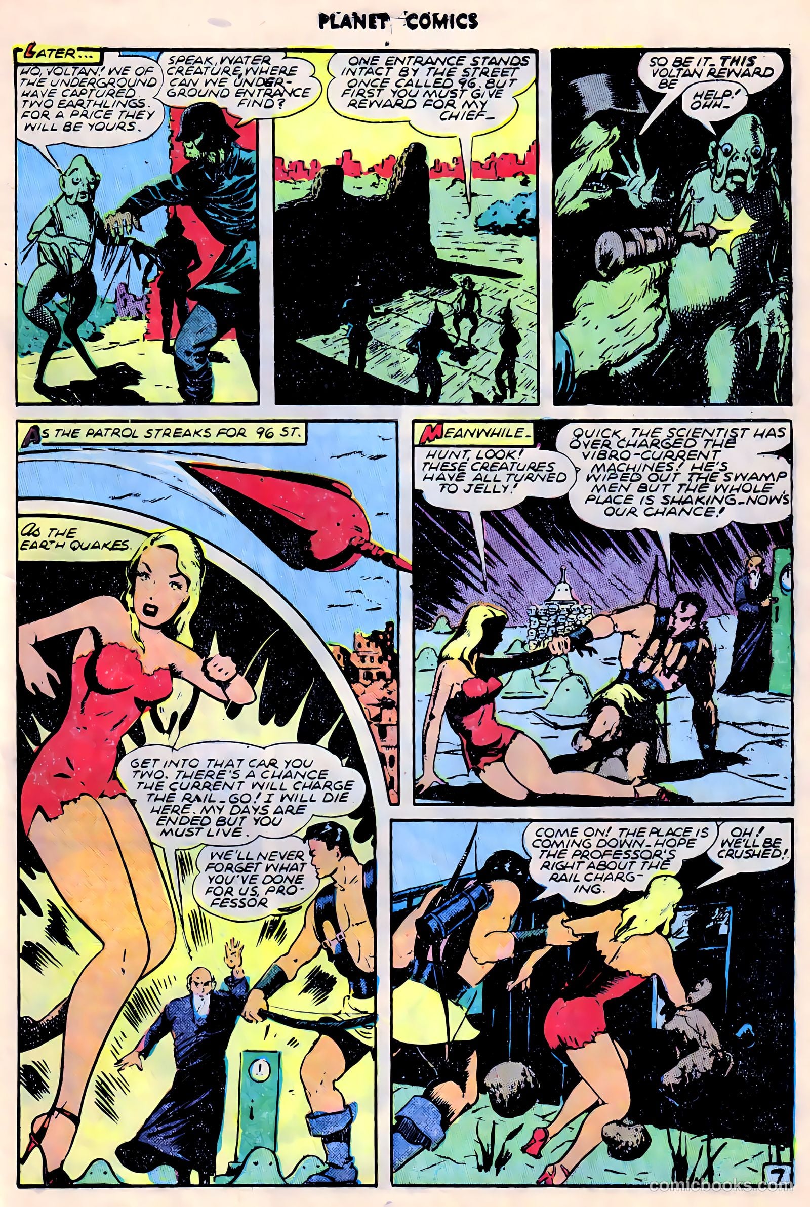Planet Comics #68 (1952) — page 9 of 36