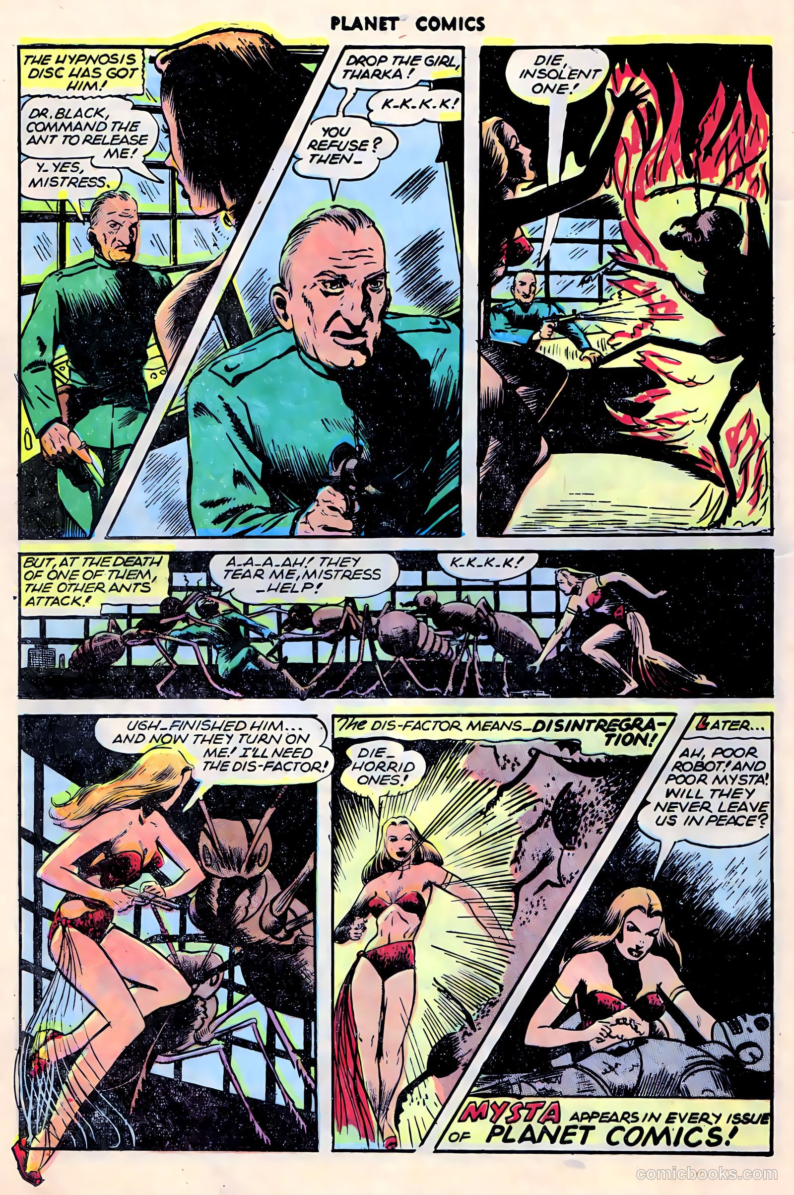 Planet Comics #68 (1952) — page 22 of 36