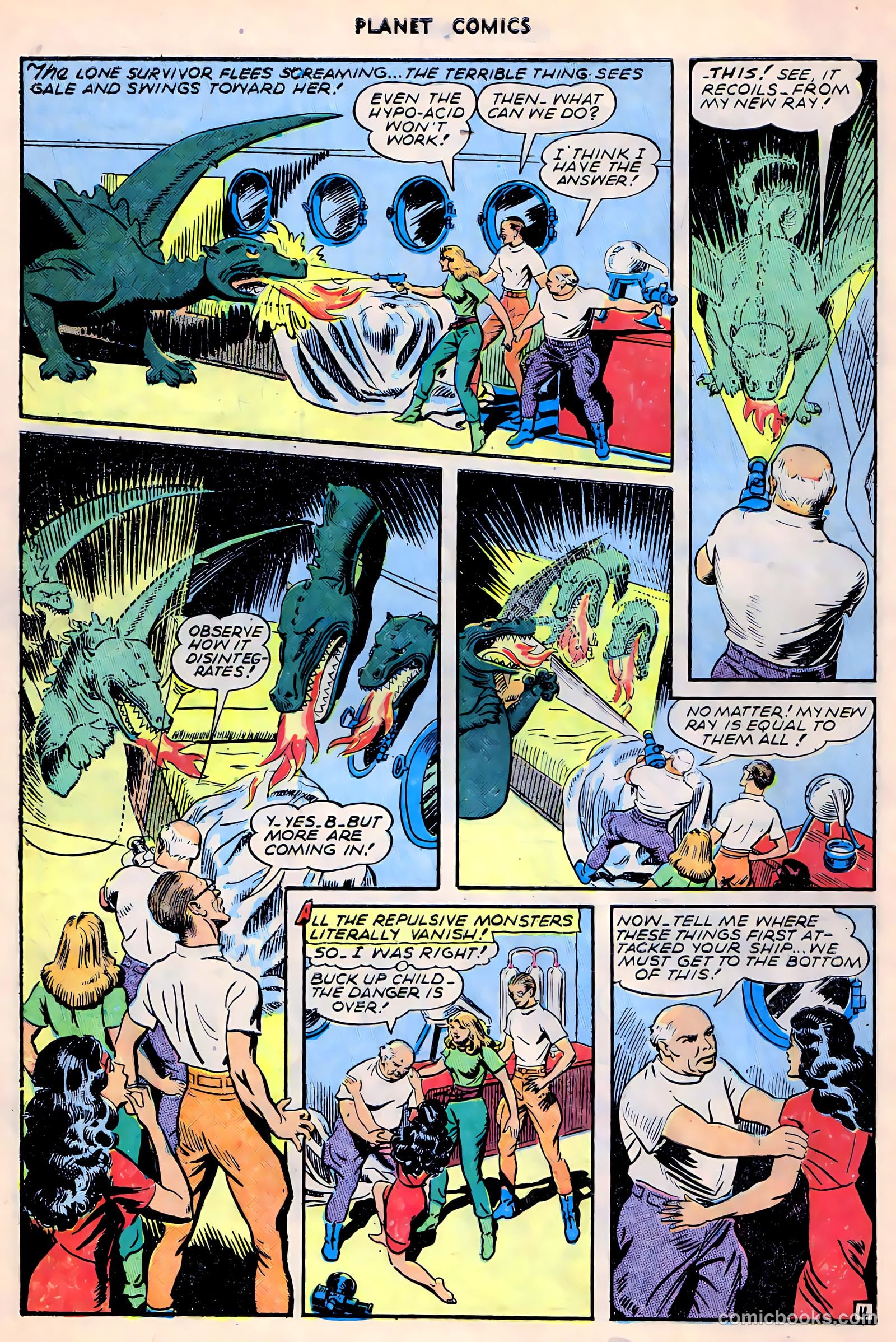 Planet Comics #68 (1952) — page 32 of 36