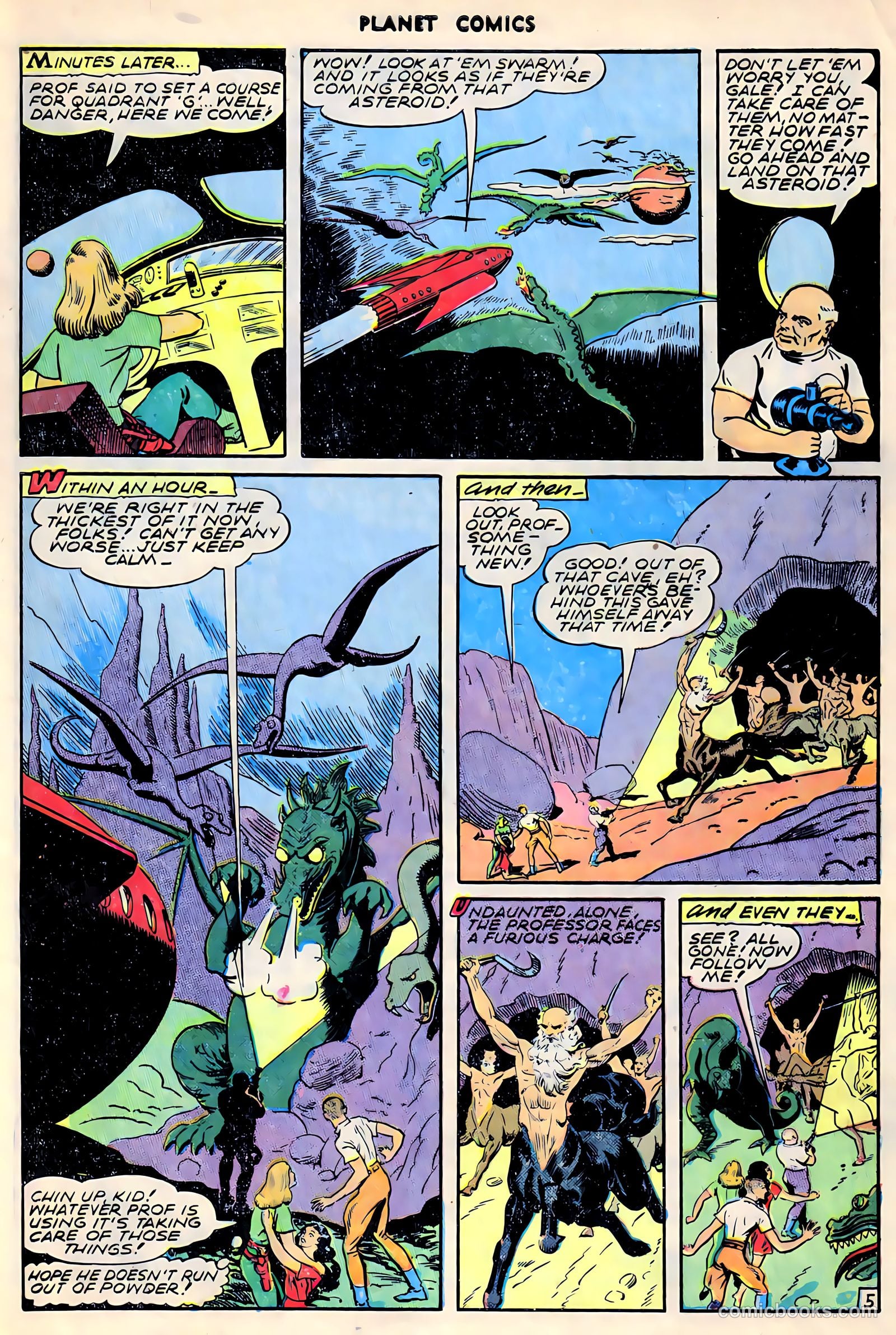 Planet Comics #68 (1952) — page 33 of 36