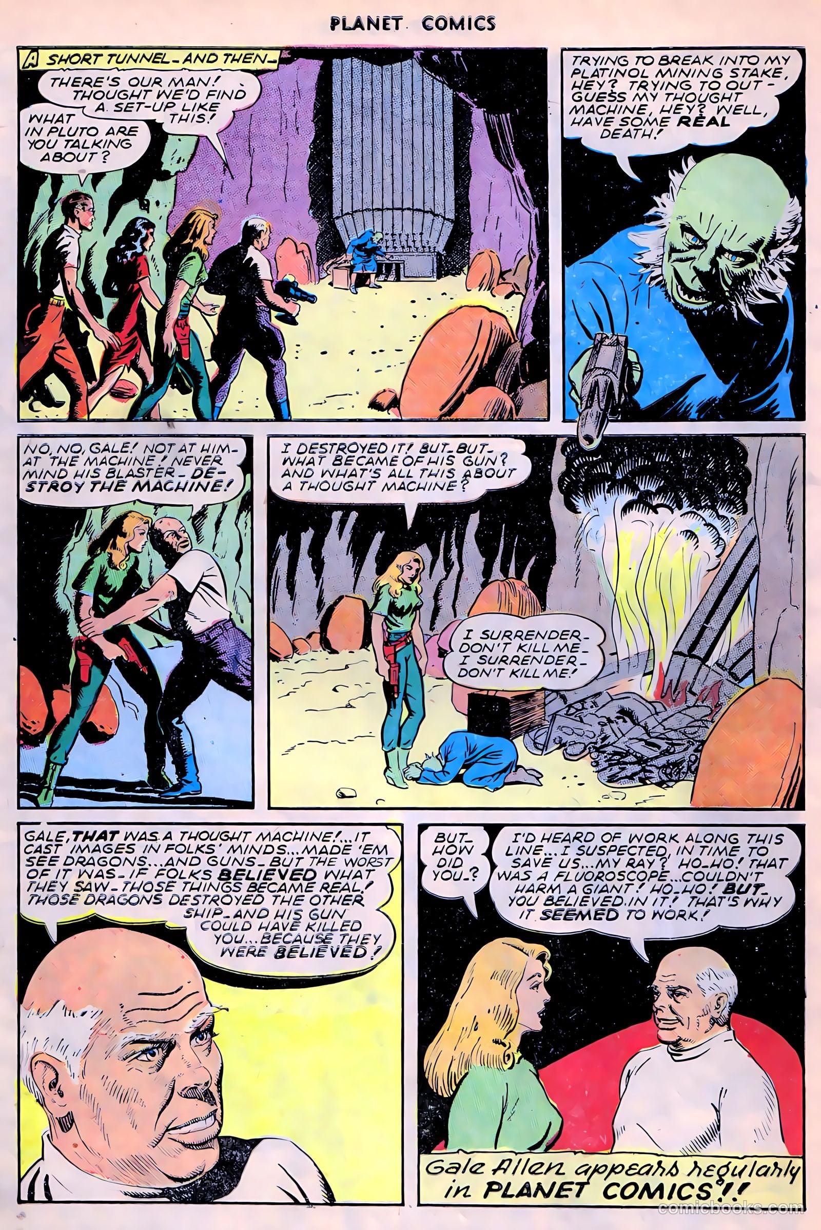 Planet Comics #68 (1952) — page 34 of 36