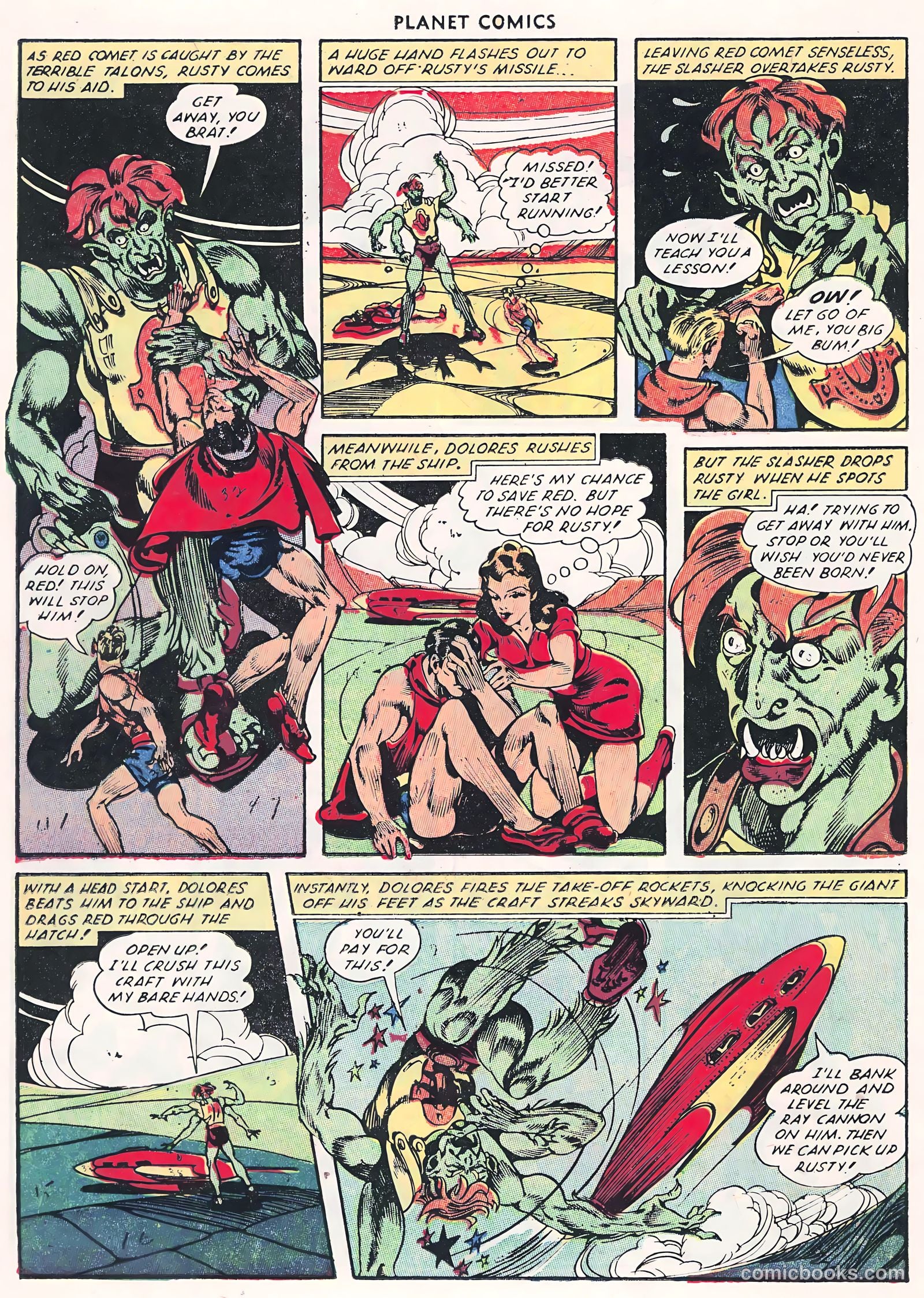 Planet Comics #69 (1952) — page 16 of 37