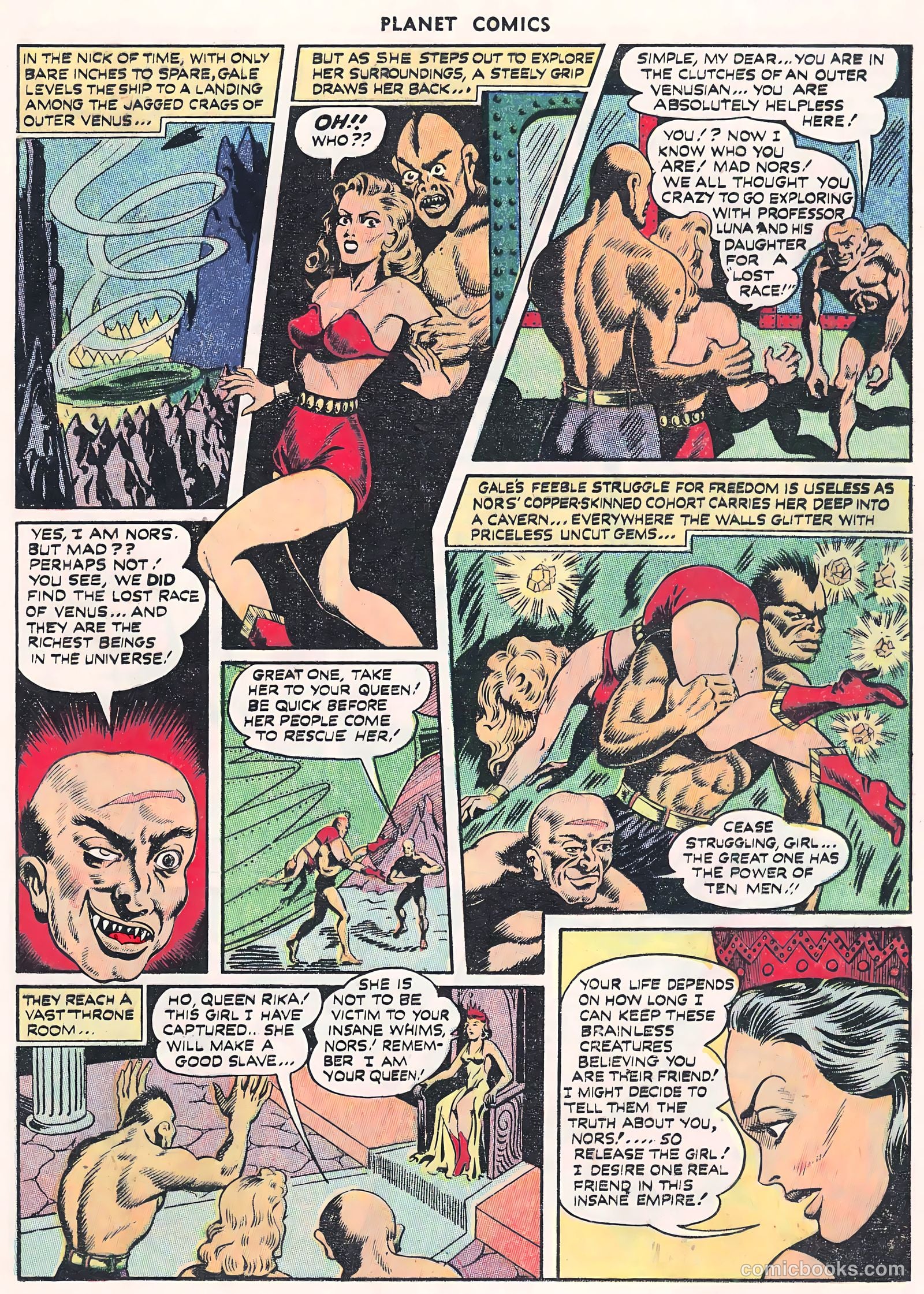 Planet Comics #69 (1952) — page 23 of 37
