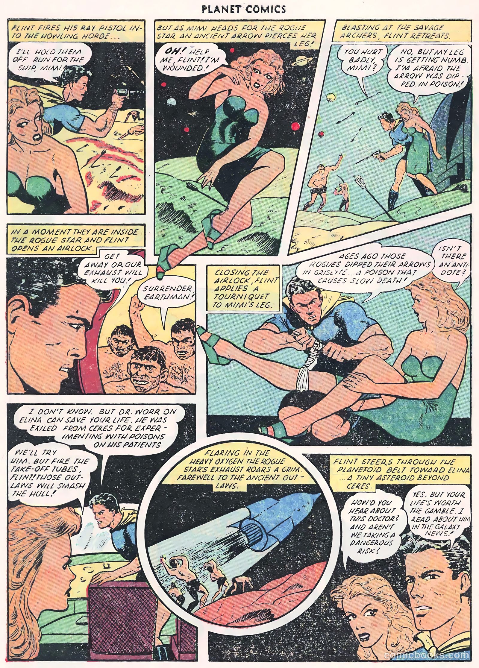 Planet Comics #69 (1952) — page 28 of 37