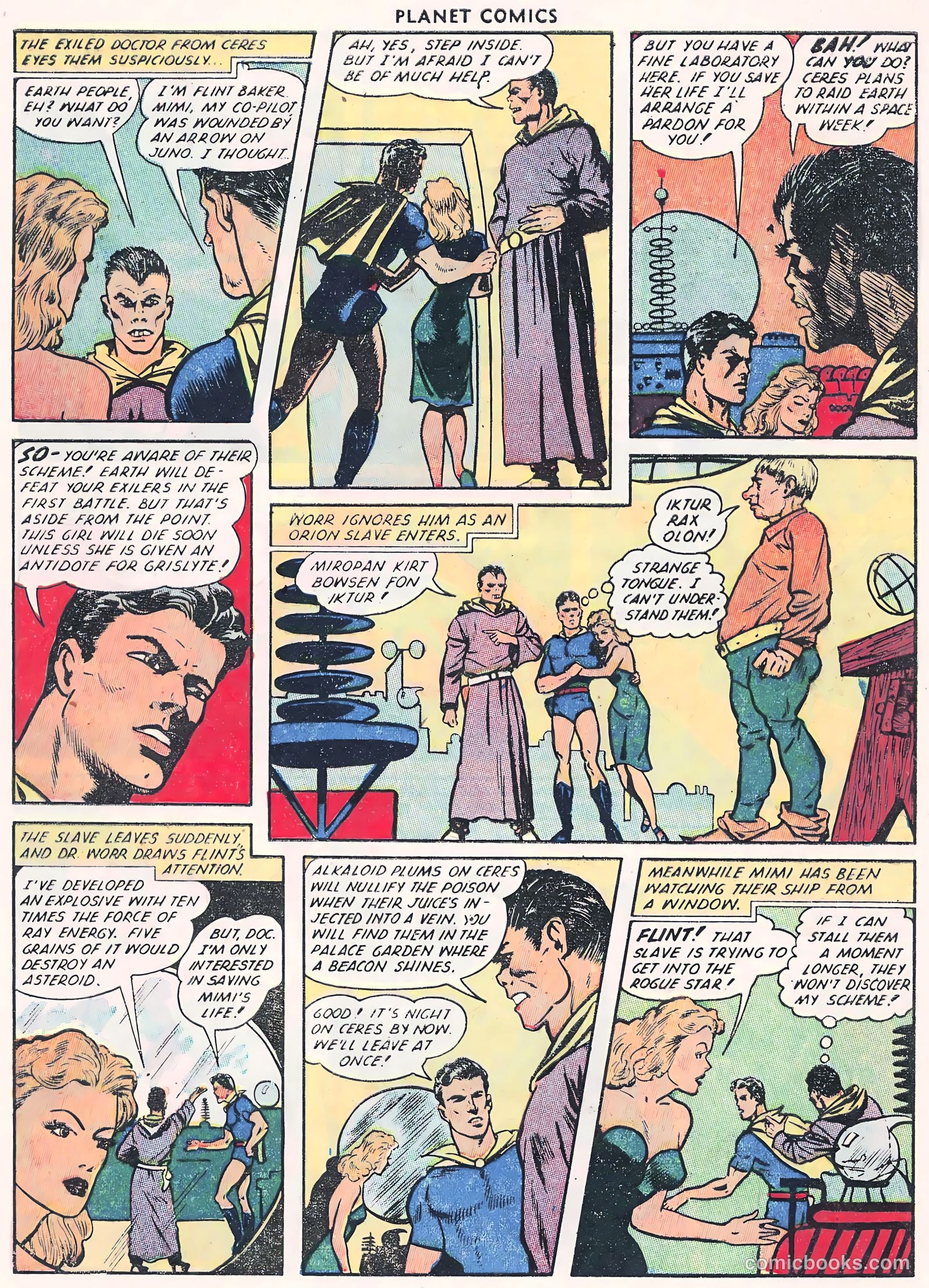 Planet Comics #69 (1952) — page 30 of 37