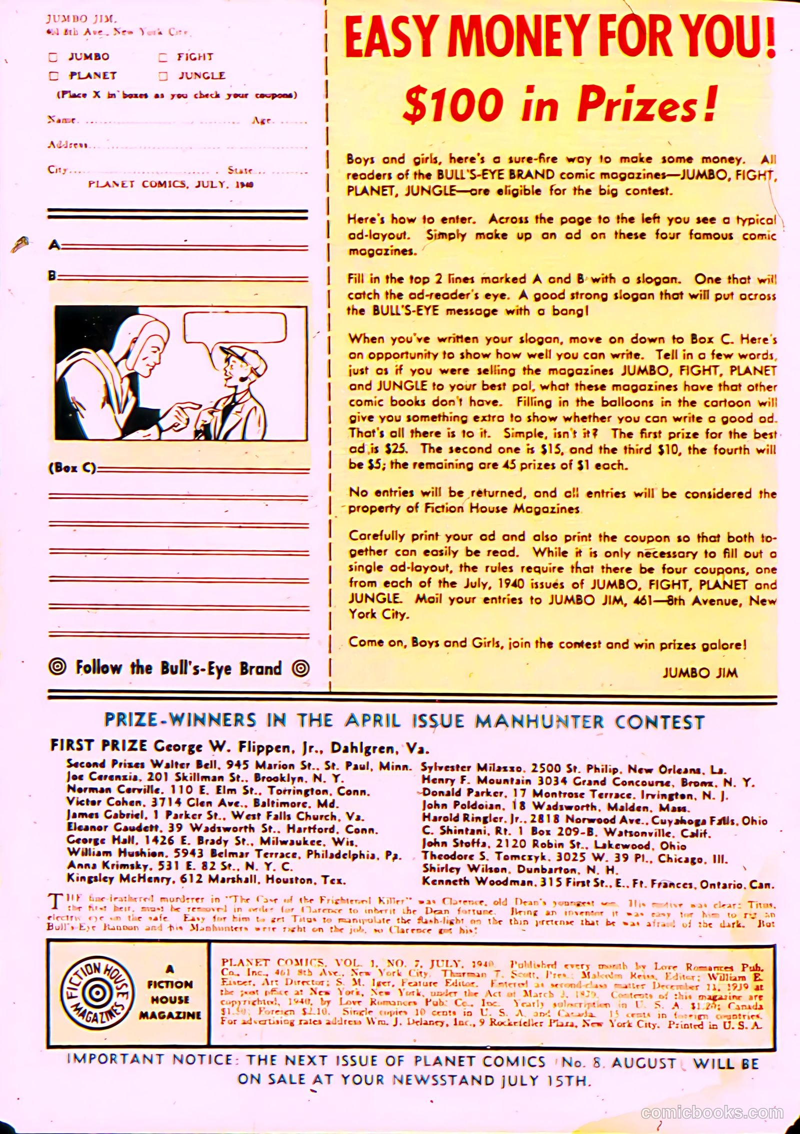 Planet Comics #7 (1940) — page 3 of 69