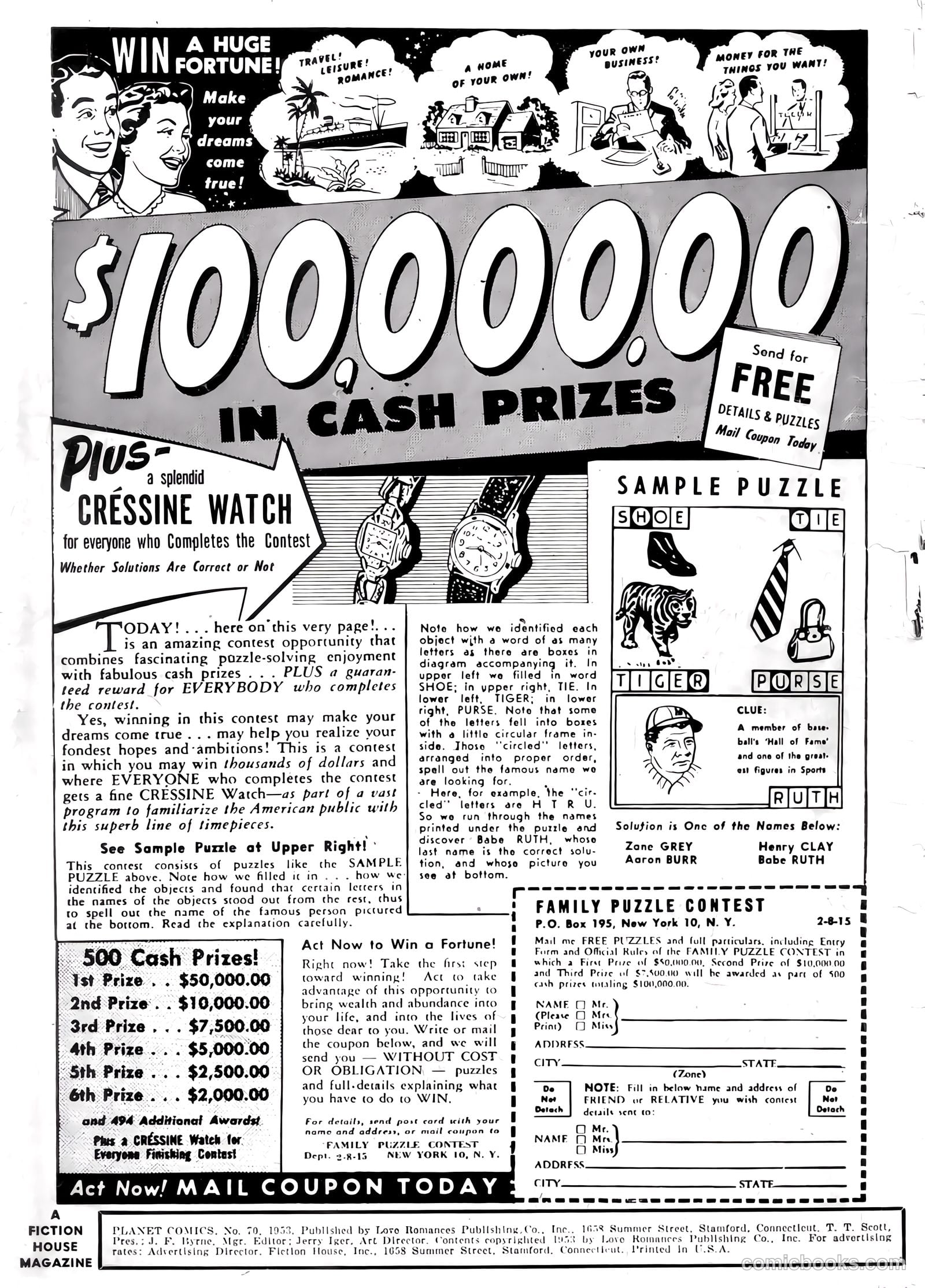Planet Comics #70 (1953) — page 2 of 36