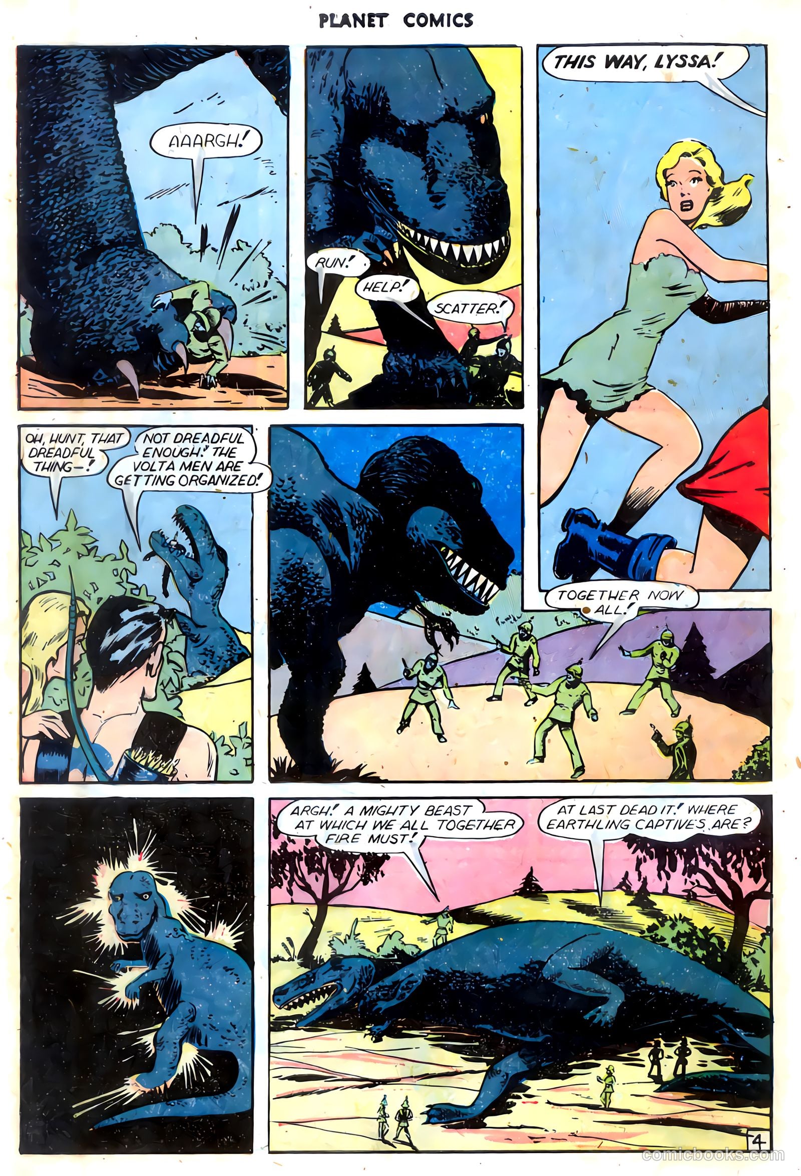 Planet Comics #70 (1953) — page 6 of 36
