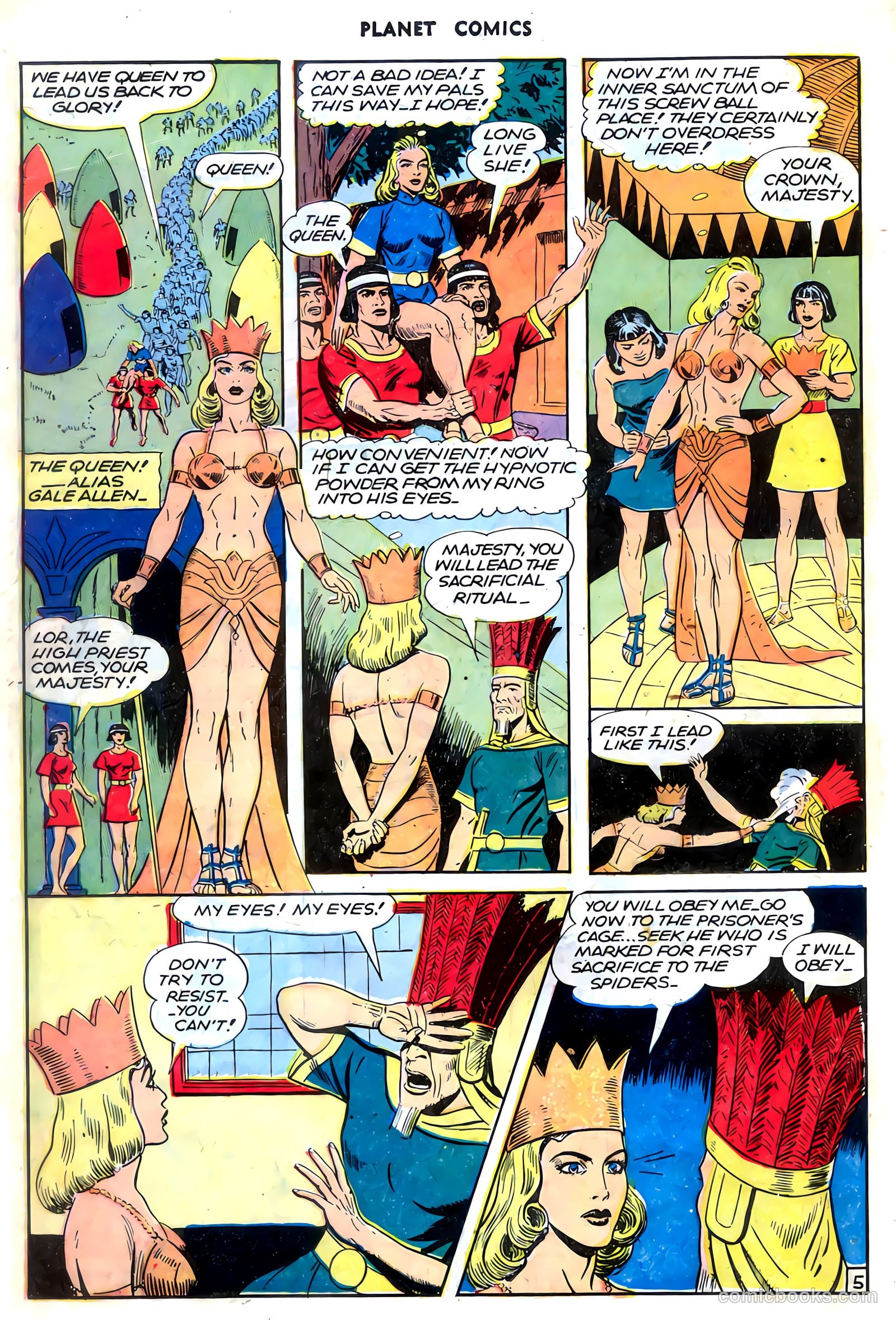 Planet Comics #70 (1953) — page 16 of 36