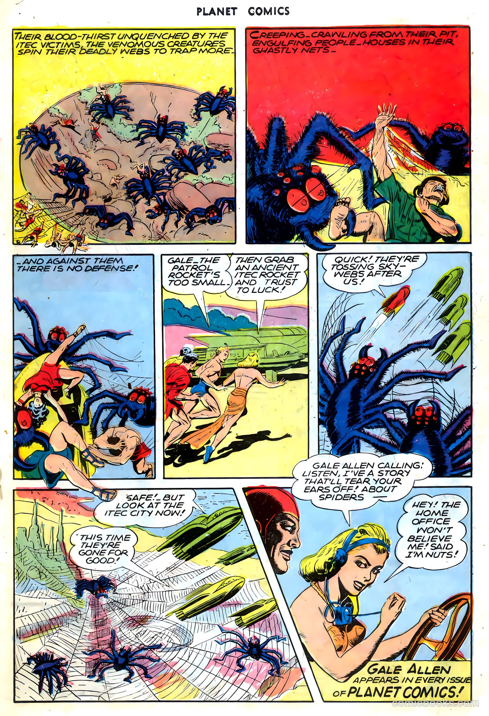 Planet Comics #70 (1953) — page 19 of 36