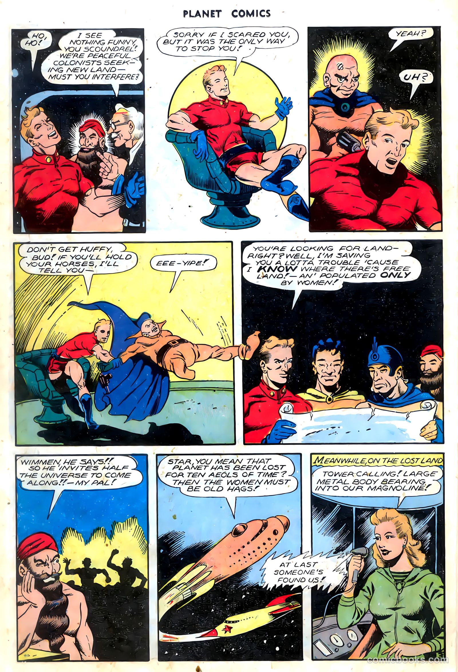 Planet Comics #70 (1953) — page 22 of 36