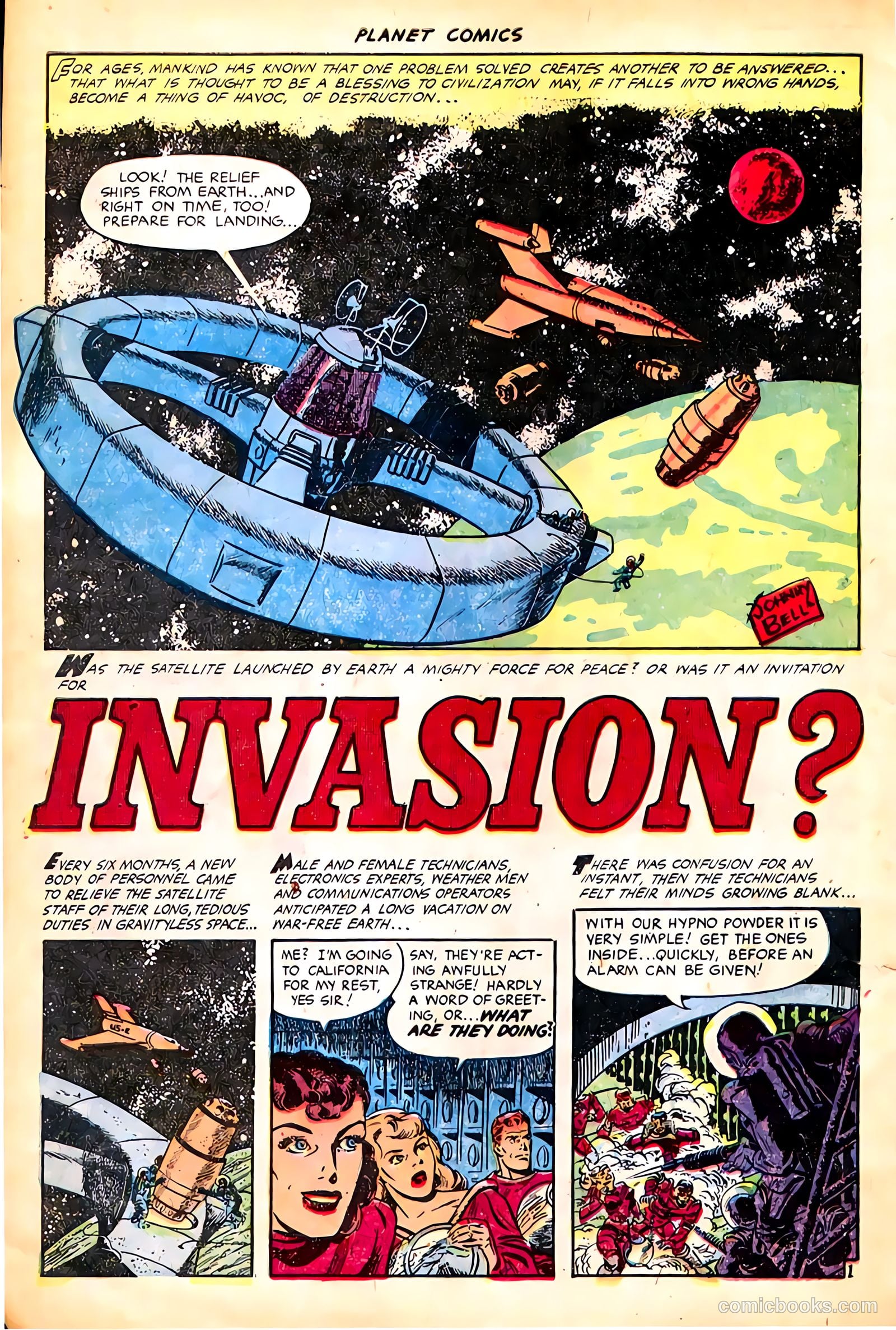 Planet Comics #71 (1953) — page 4 of 40