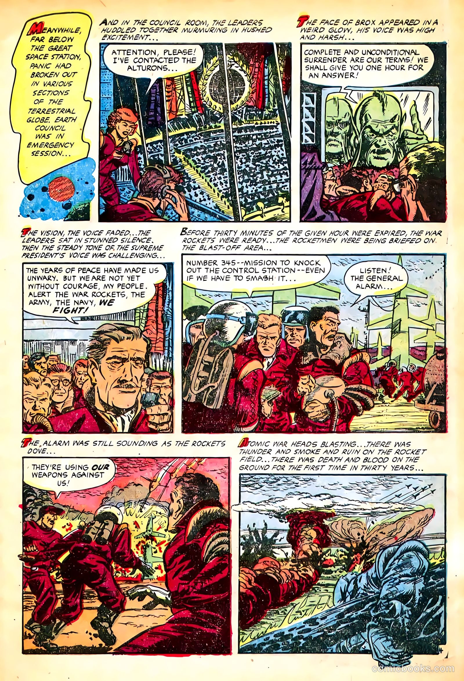 Planet Comics #71 (1953) — page 7 of 40