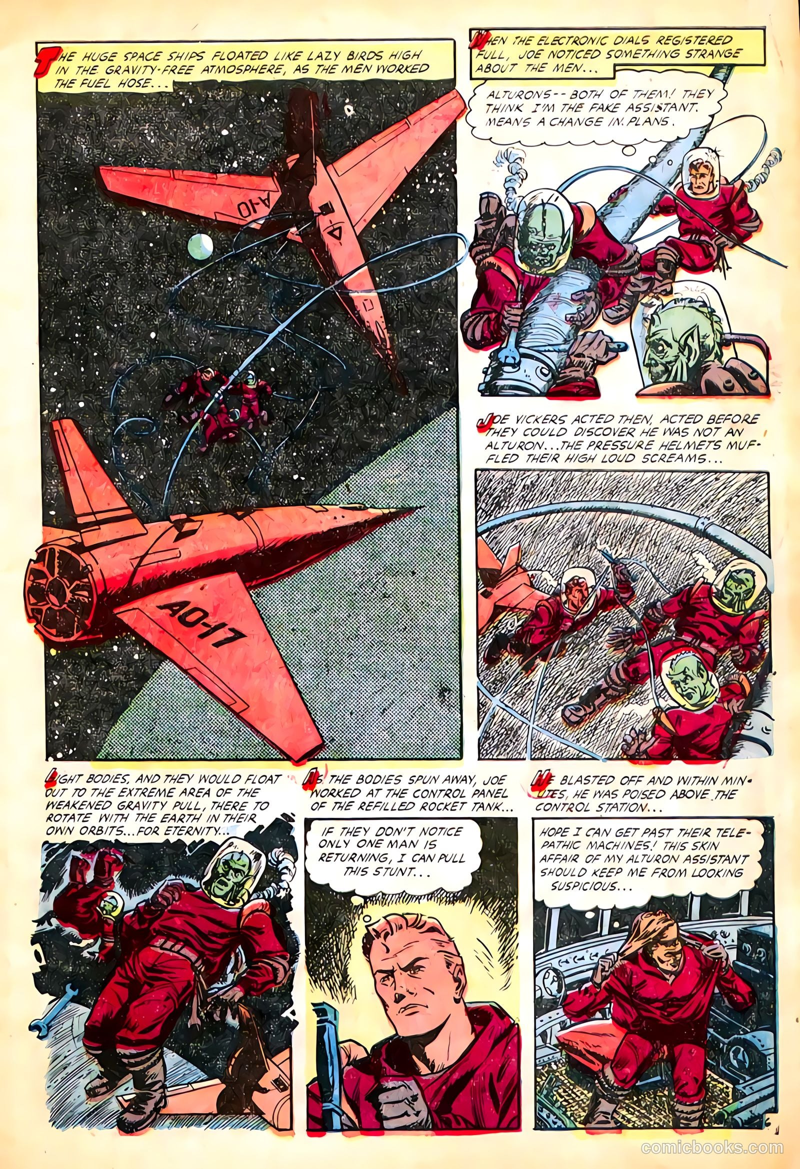 Planet Comics #71 (1953) — page 9 of 40