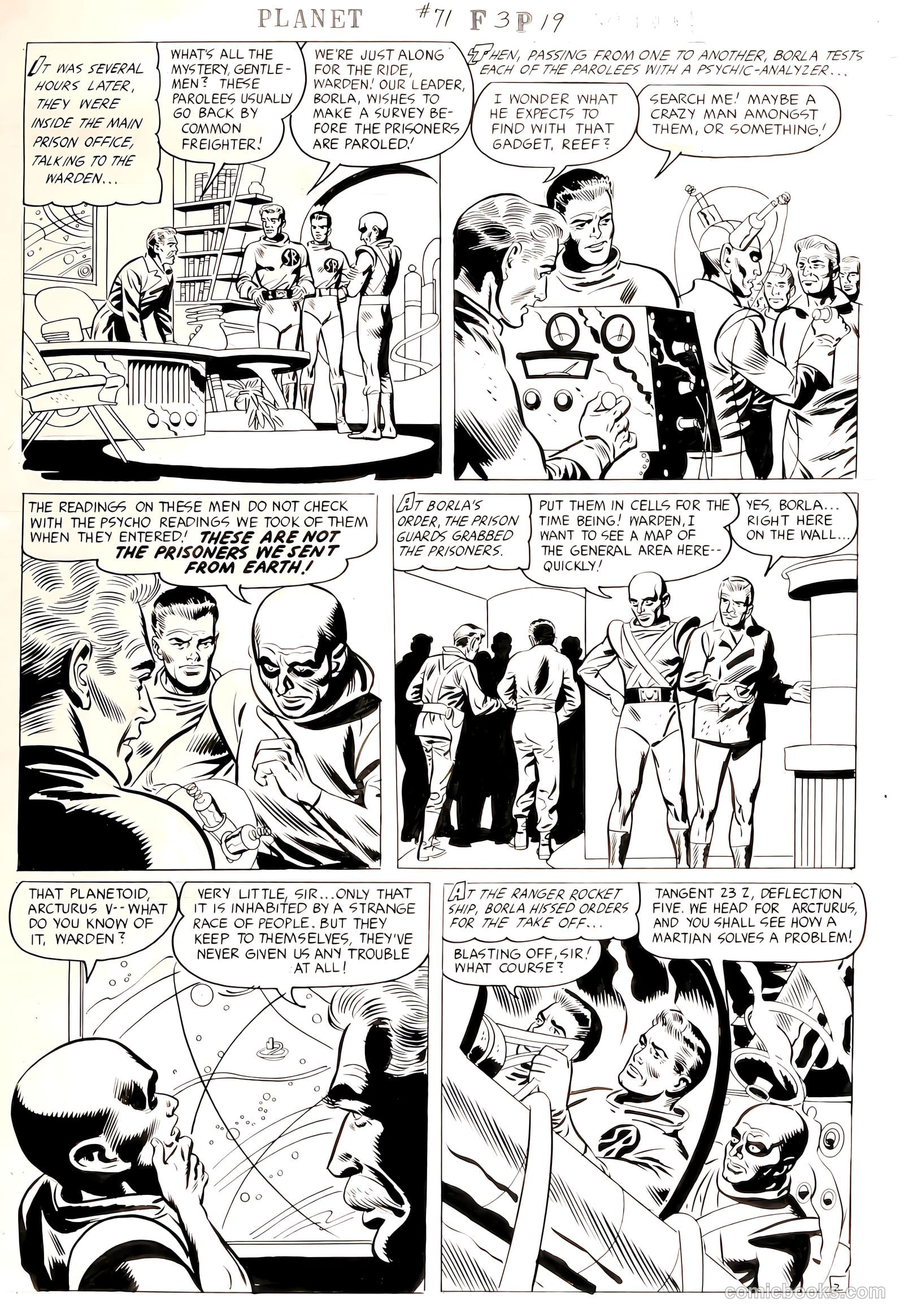 Planet Comics #71 (1953) — page 23 of 40