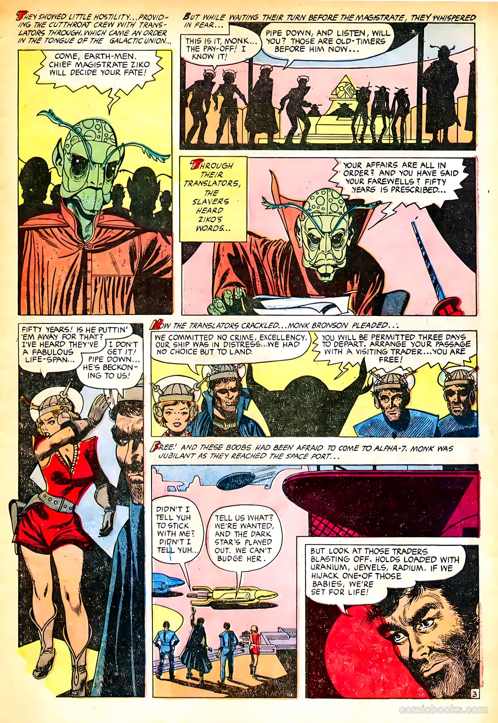 Planet Comics #71 (1953) — page 35 of 40
