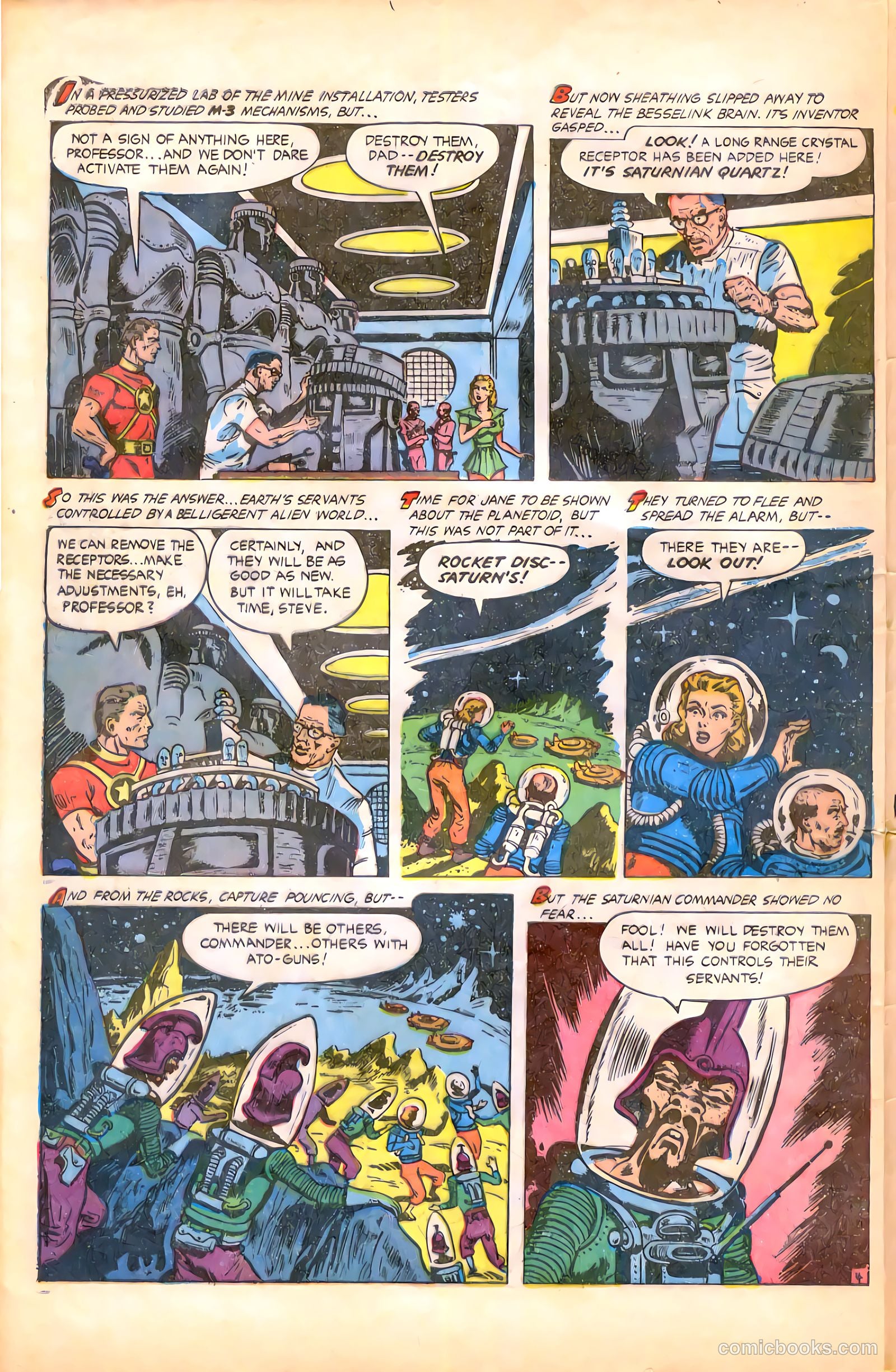 Planet Comics #72 (1953) — page 32 of 36