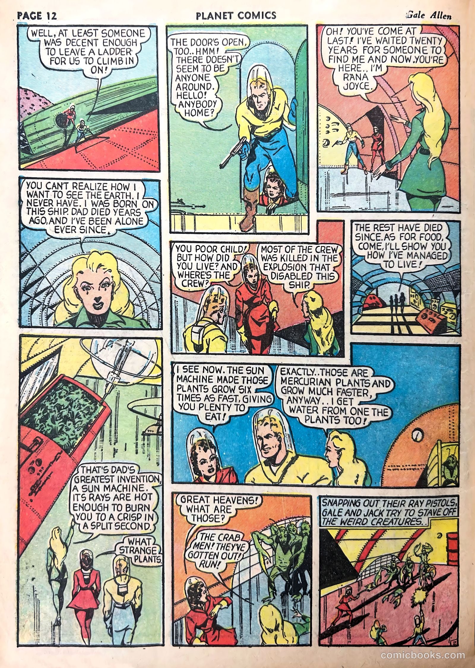 Planet Comics #8 (1940) — page 14 of 68