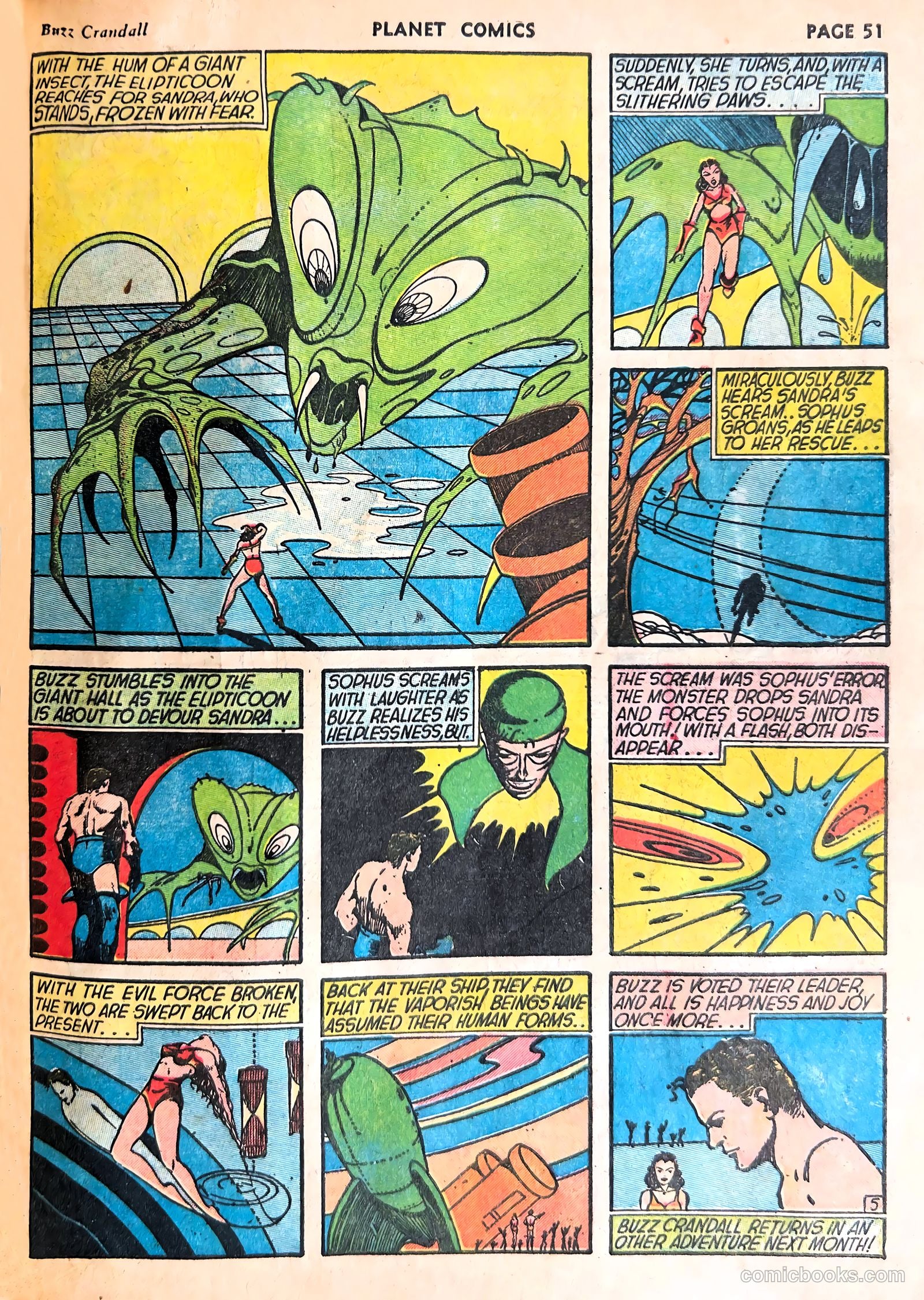 Planet Comics #8 (1940) — page 53 of 68