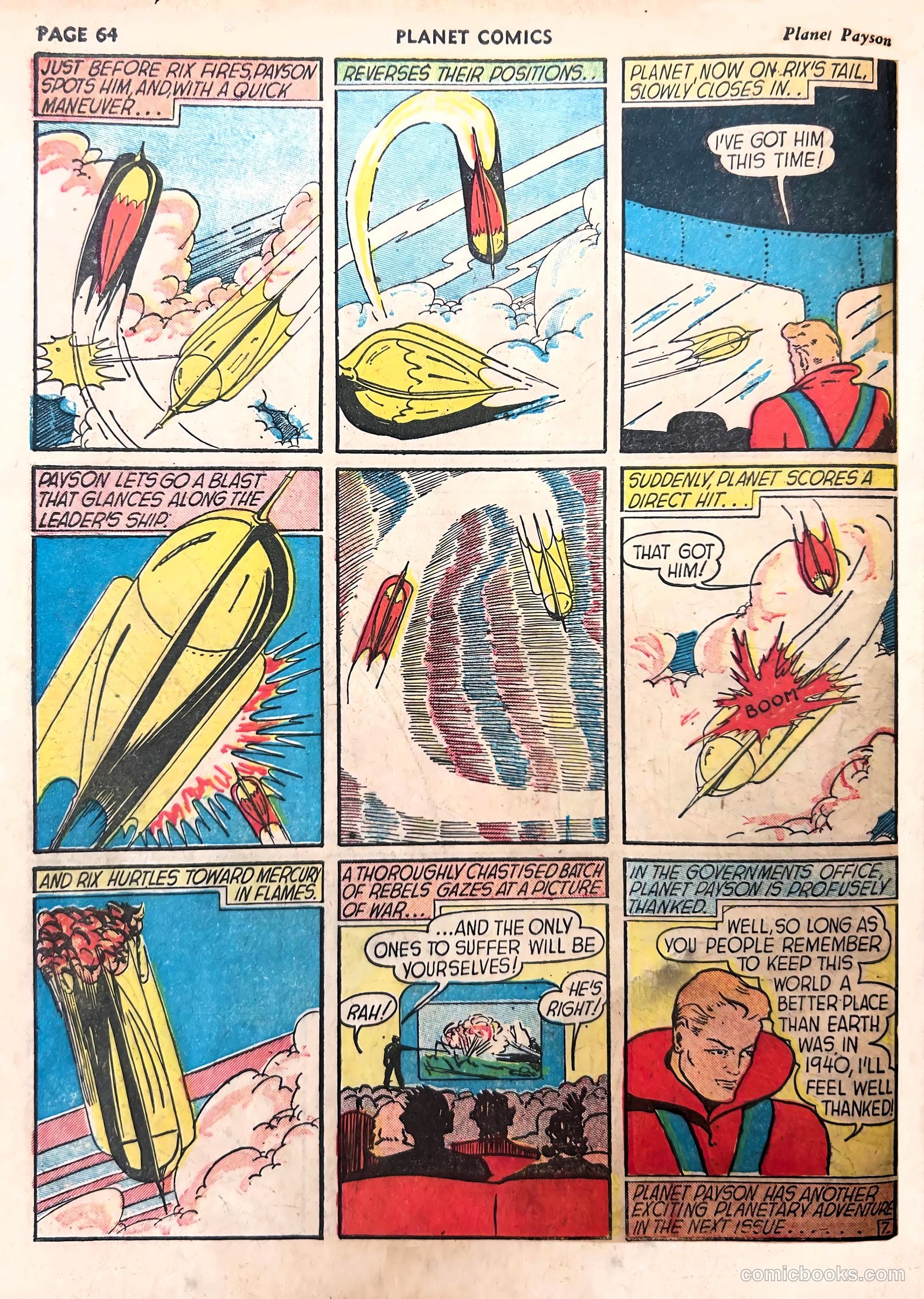 Planet Comics #8 (1940) — page 66 of 68