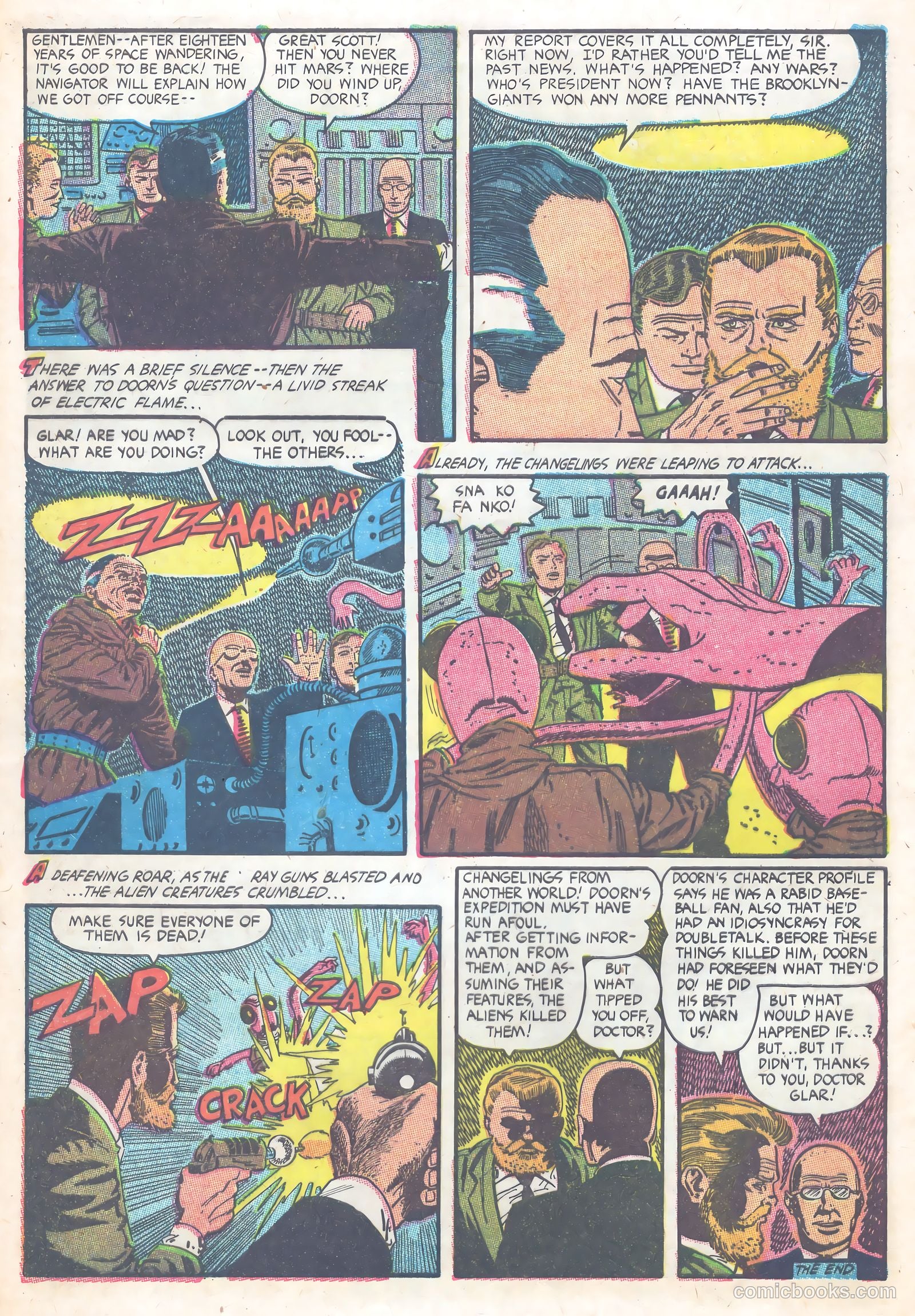Planet Comics #8 (1958) — page 28 of 36