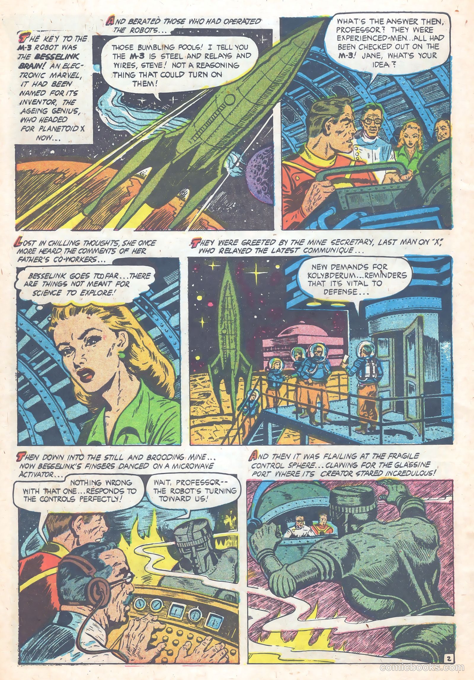 Planet Comics #8 (1958) — page 30 of 36
