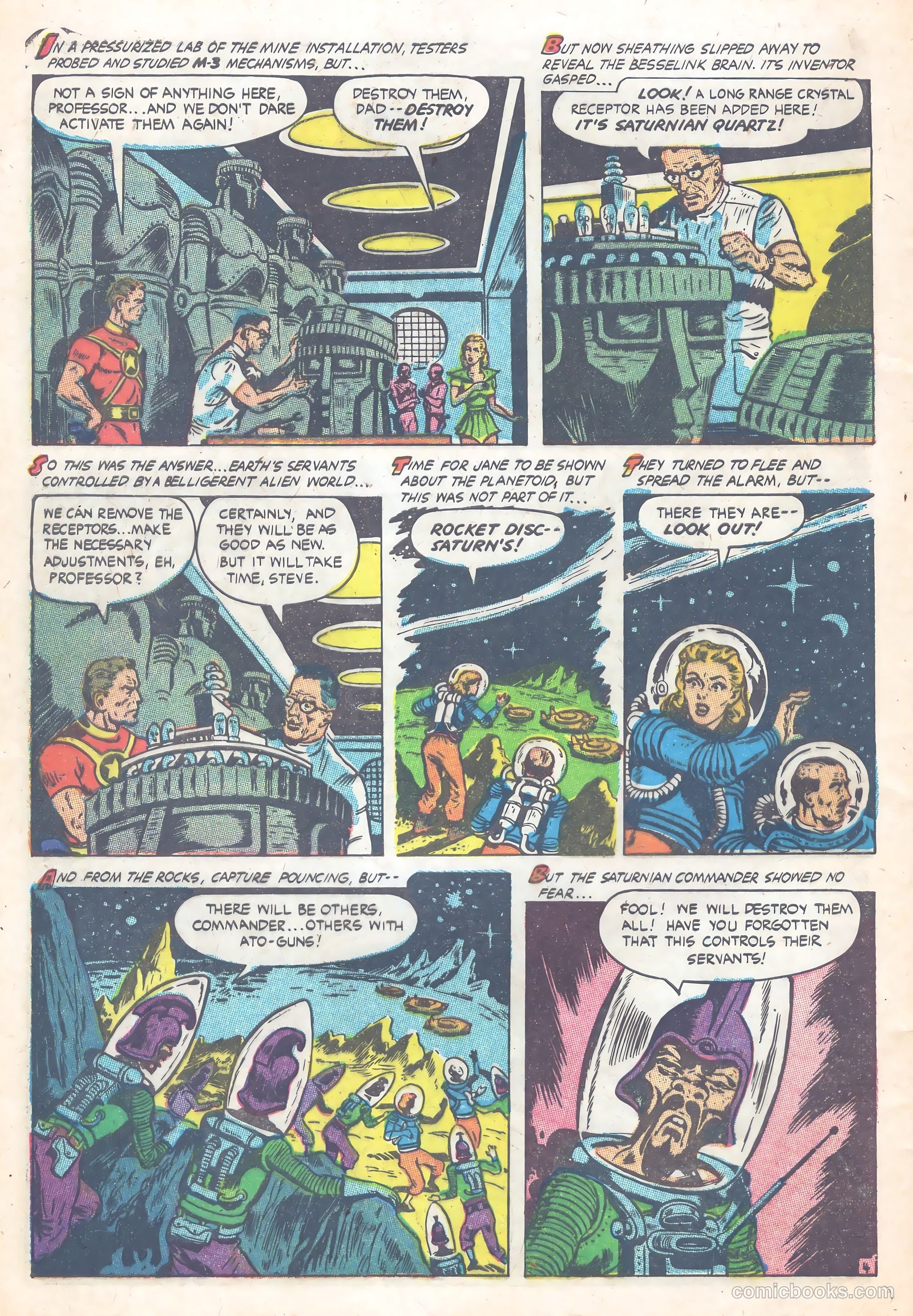 Planet Comics #8 (1958) — page 32 of 36