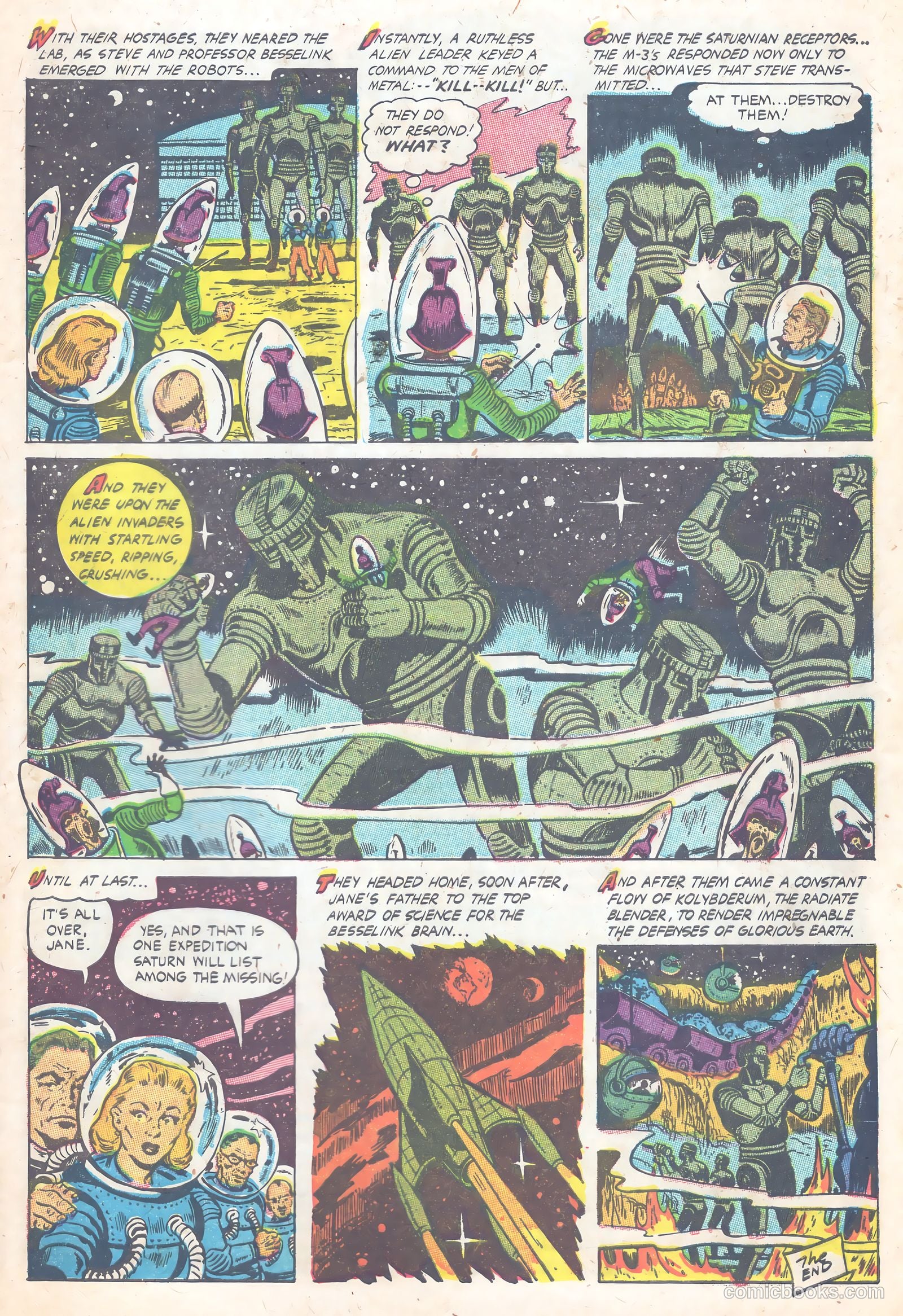 Planet Comics #8 (1958) — page 33 of 36