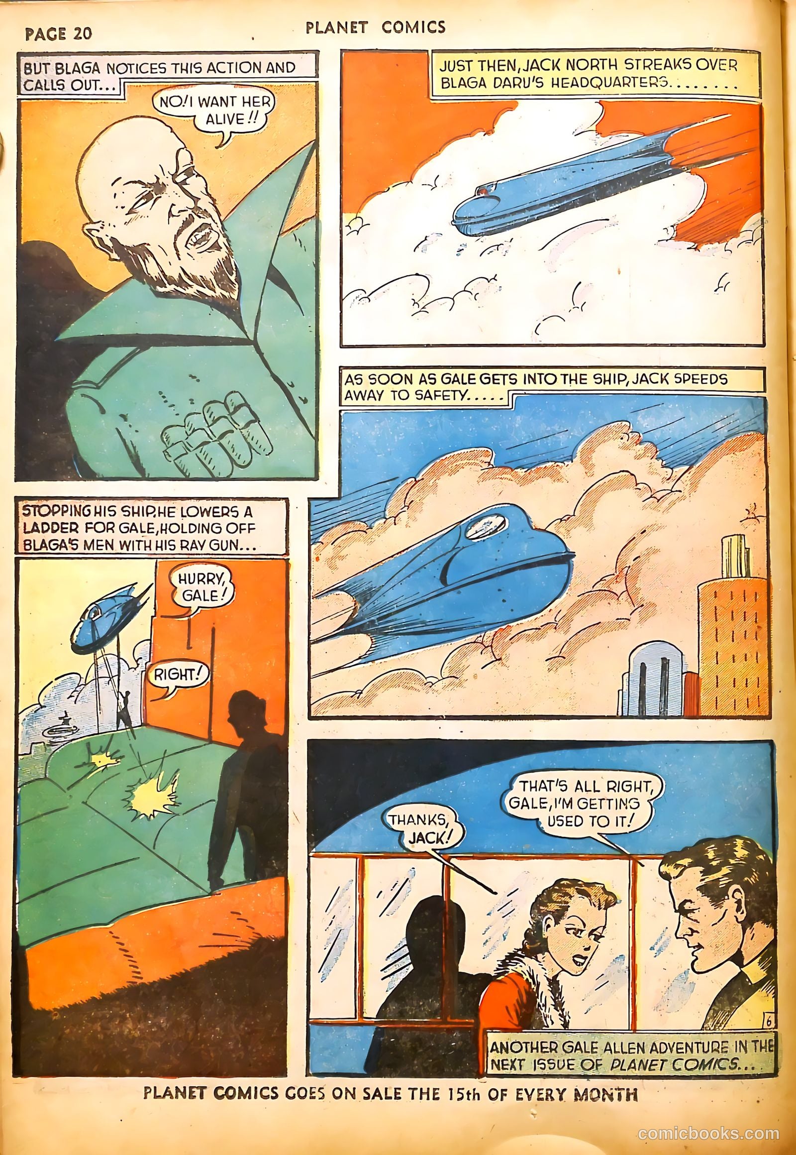 Planet Comics #9 (1940) — page 22 of 68
