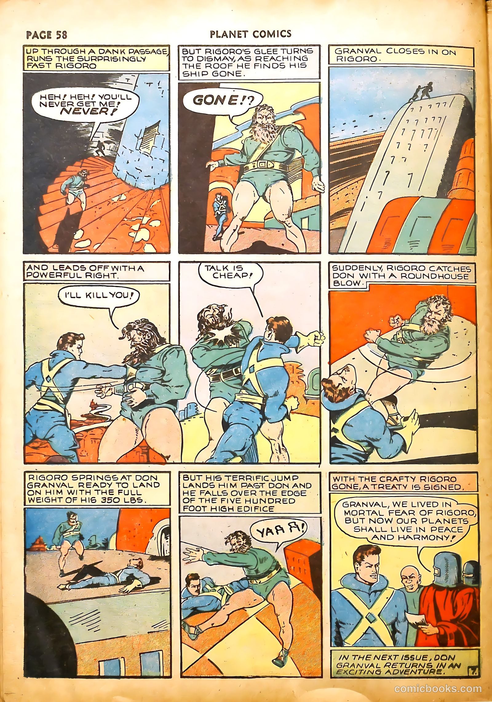 Planet Comics #9 (1940) — page 60 of 68