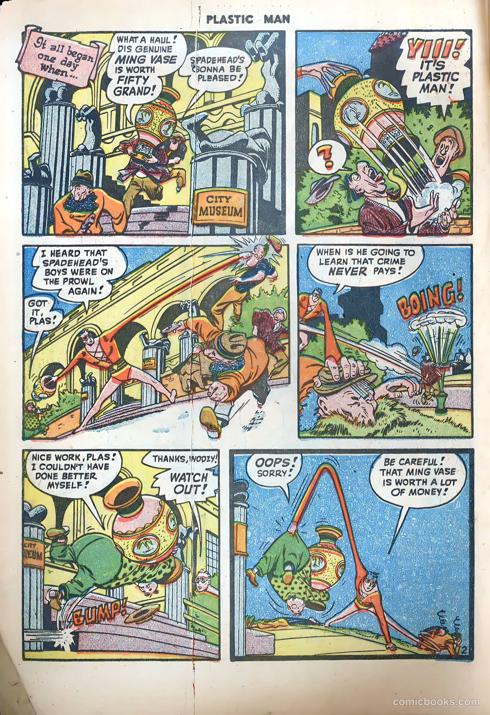 Plastic Man #12 (1948) — page 4 of 52